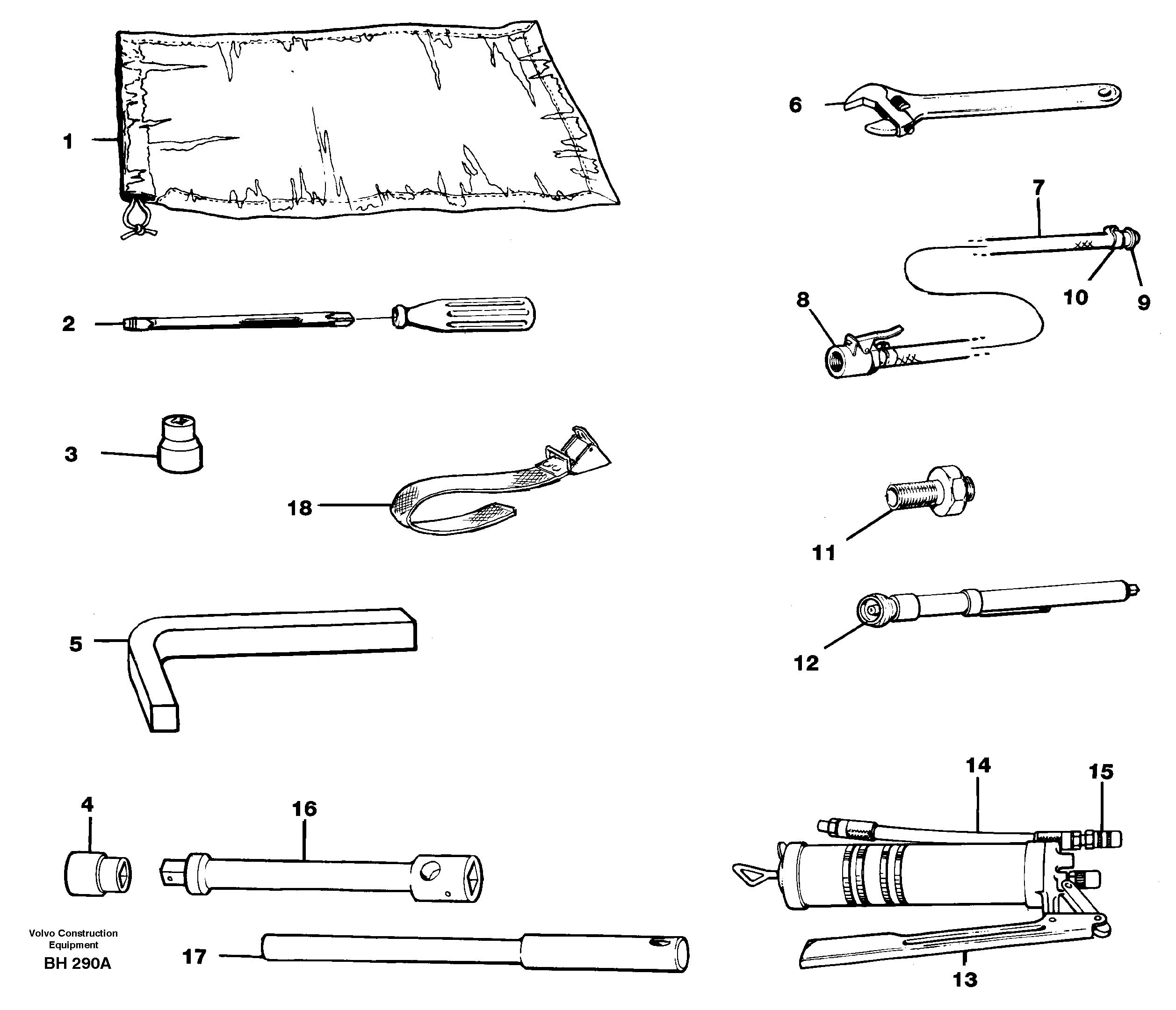 Tool 91829, 93076 — volvo parts diagram