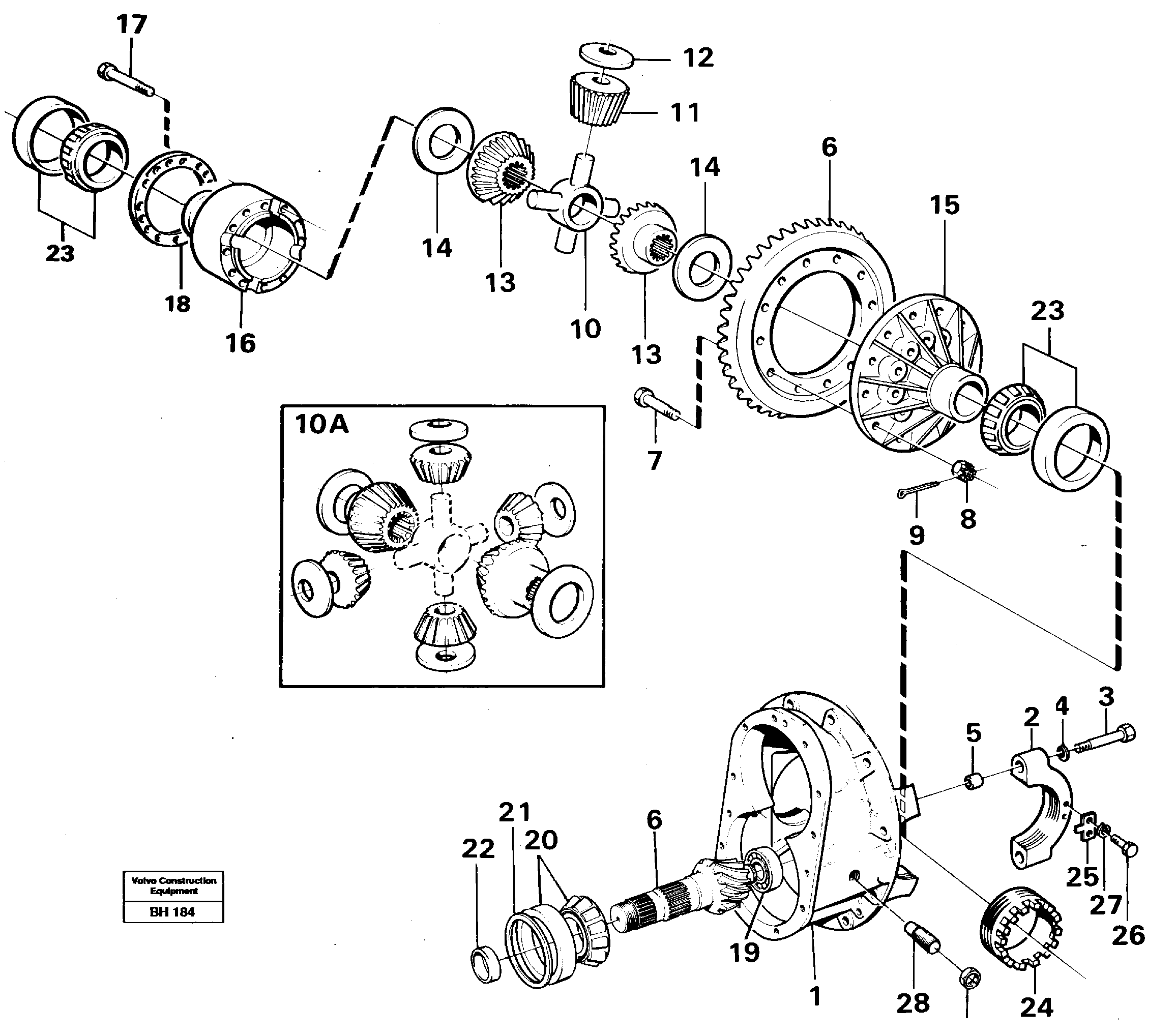 Final drive — volvo parts diagram
