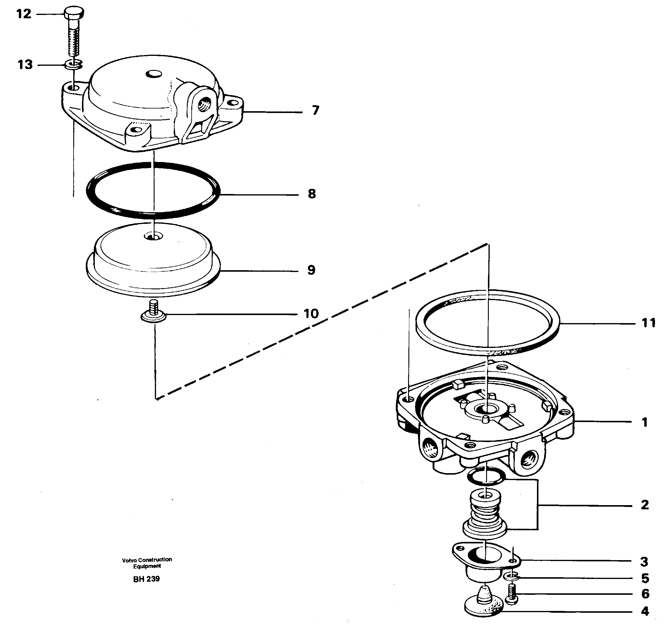 Relay valve — volvo parts diagram