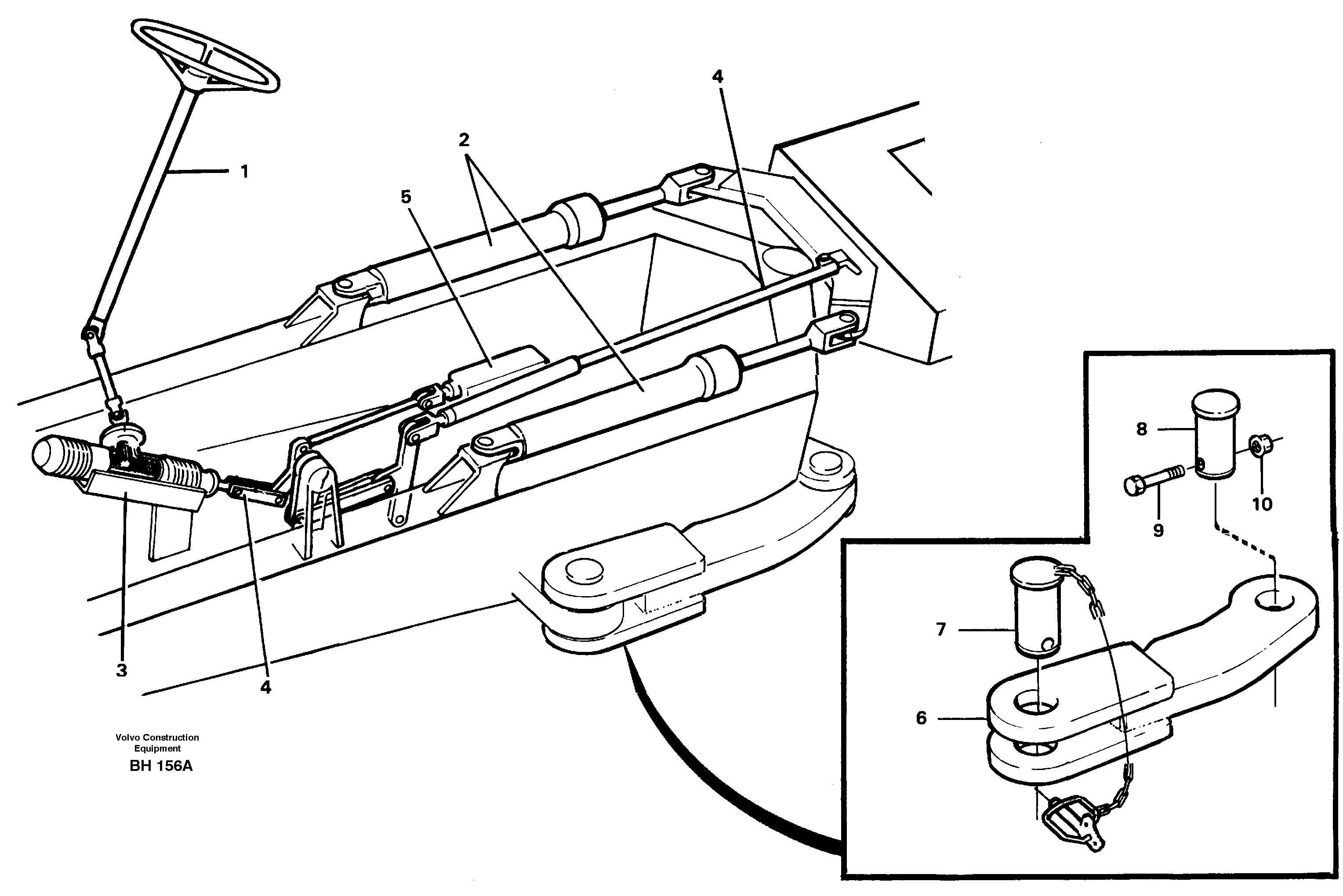 Steering system — volvo parts diagram
