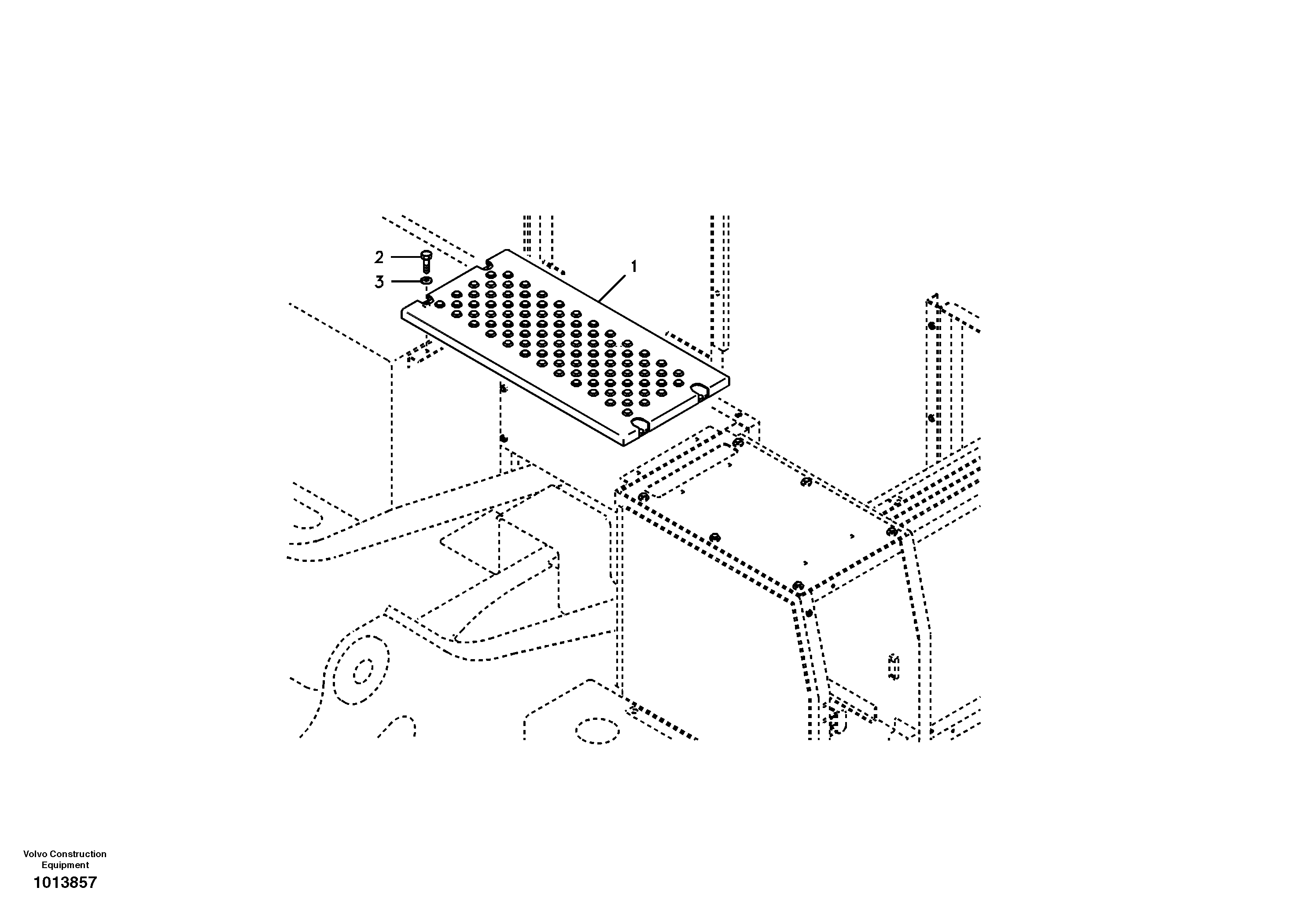 Cover, control valve — volvo parts diagram