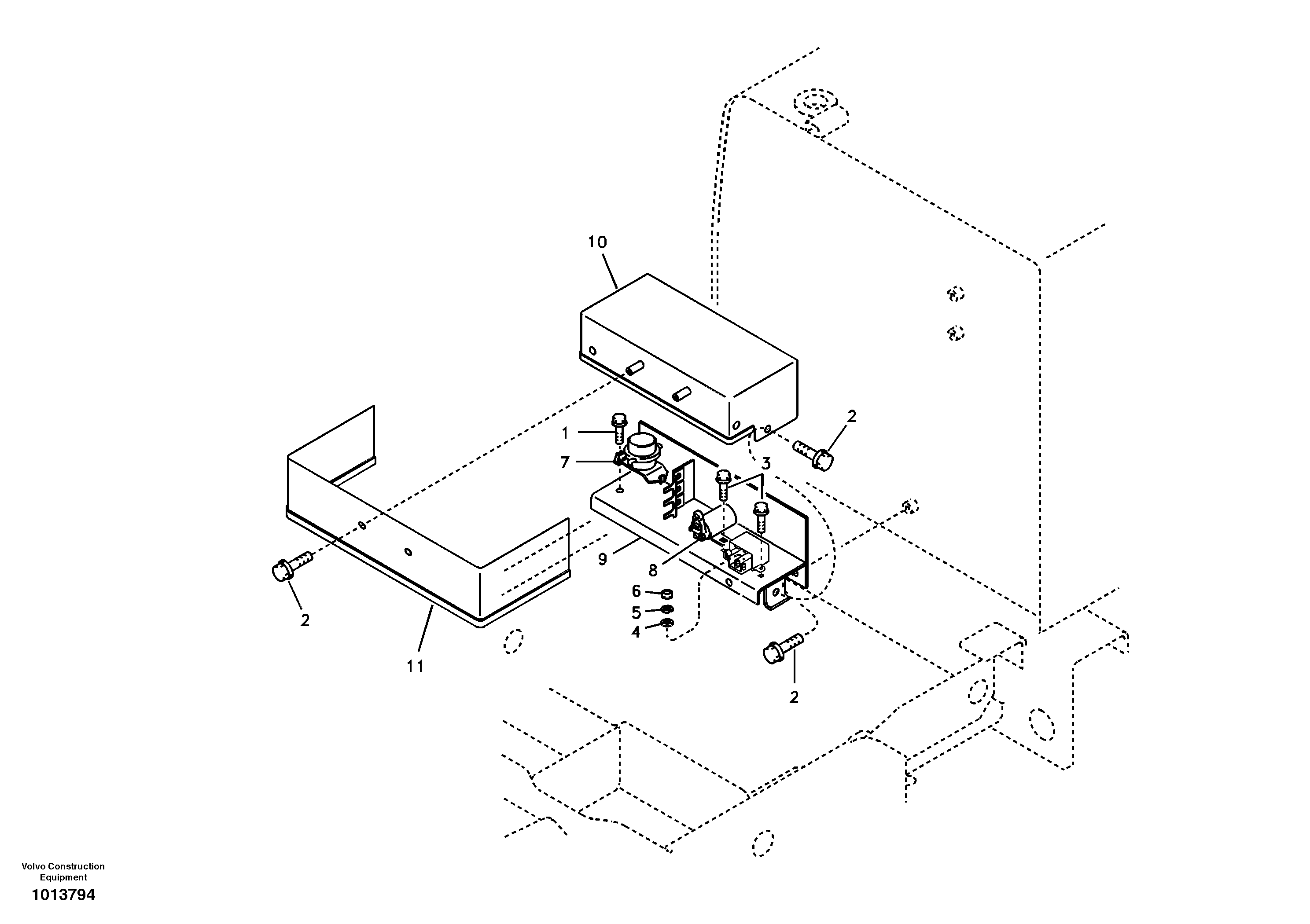 Electrical relay — volvo parts diagram