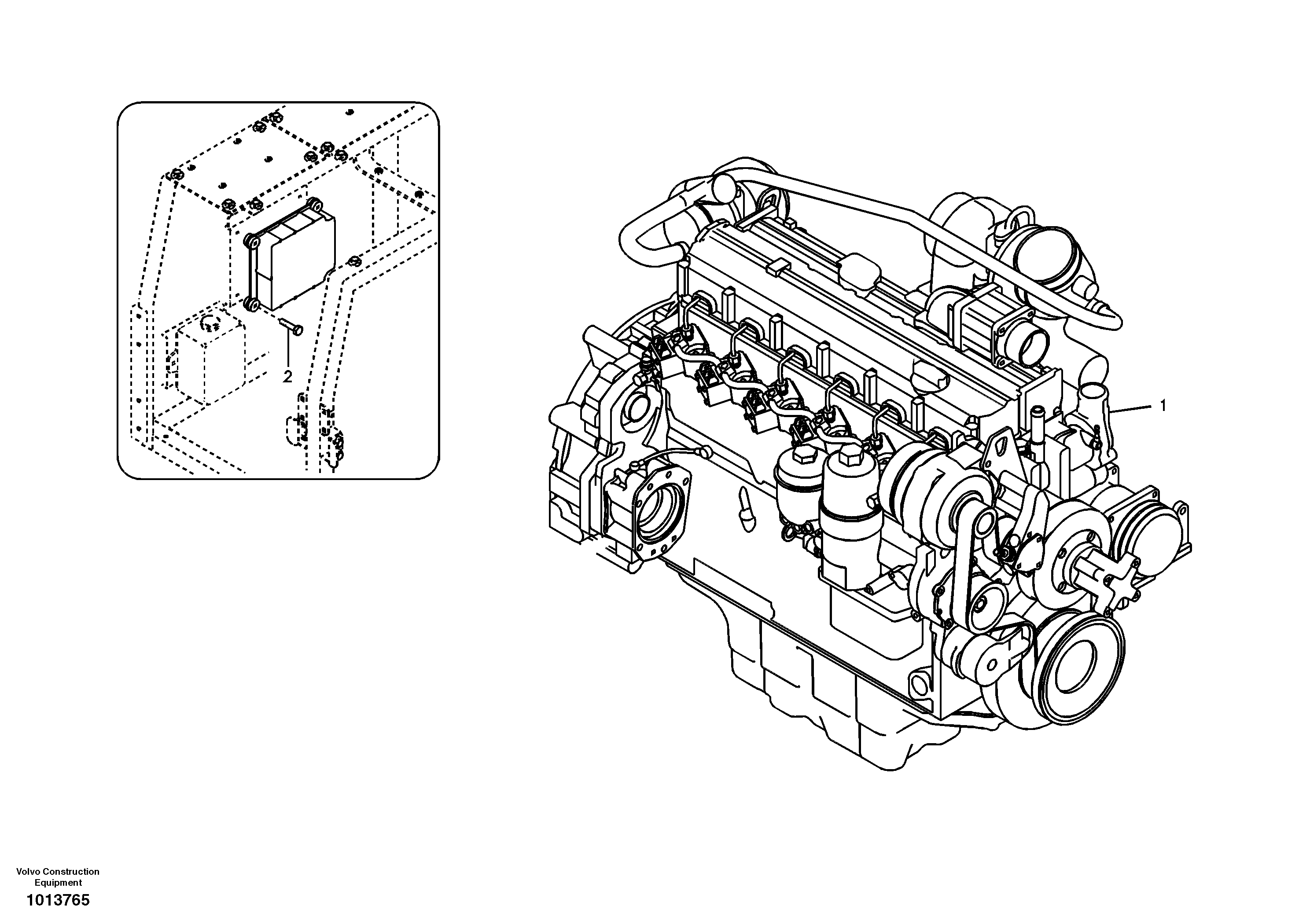 Engine — volvo parts diagram