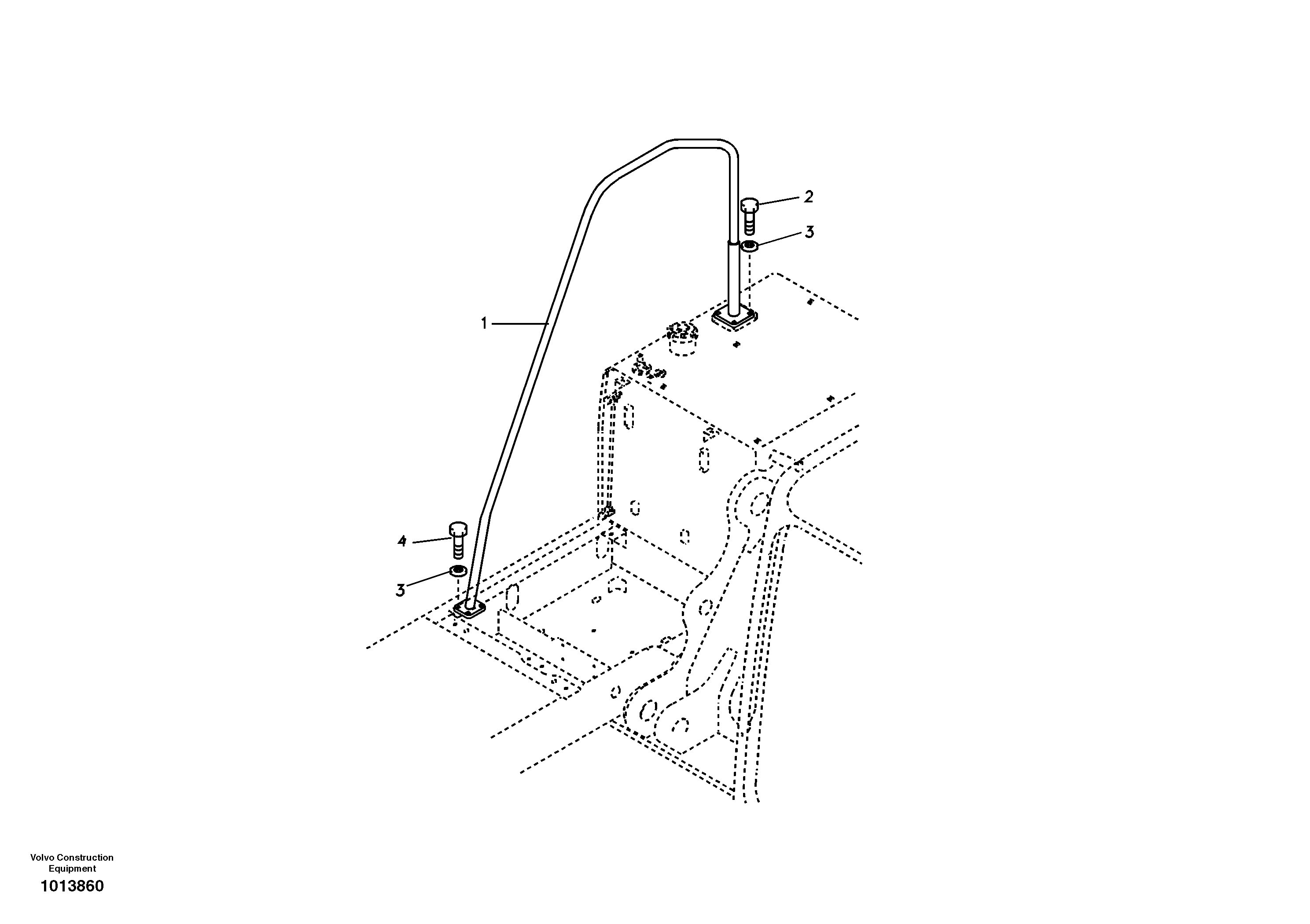Handrail — volvo parts diagram