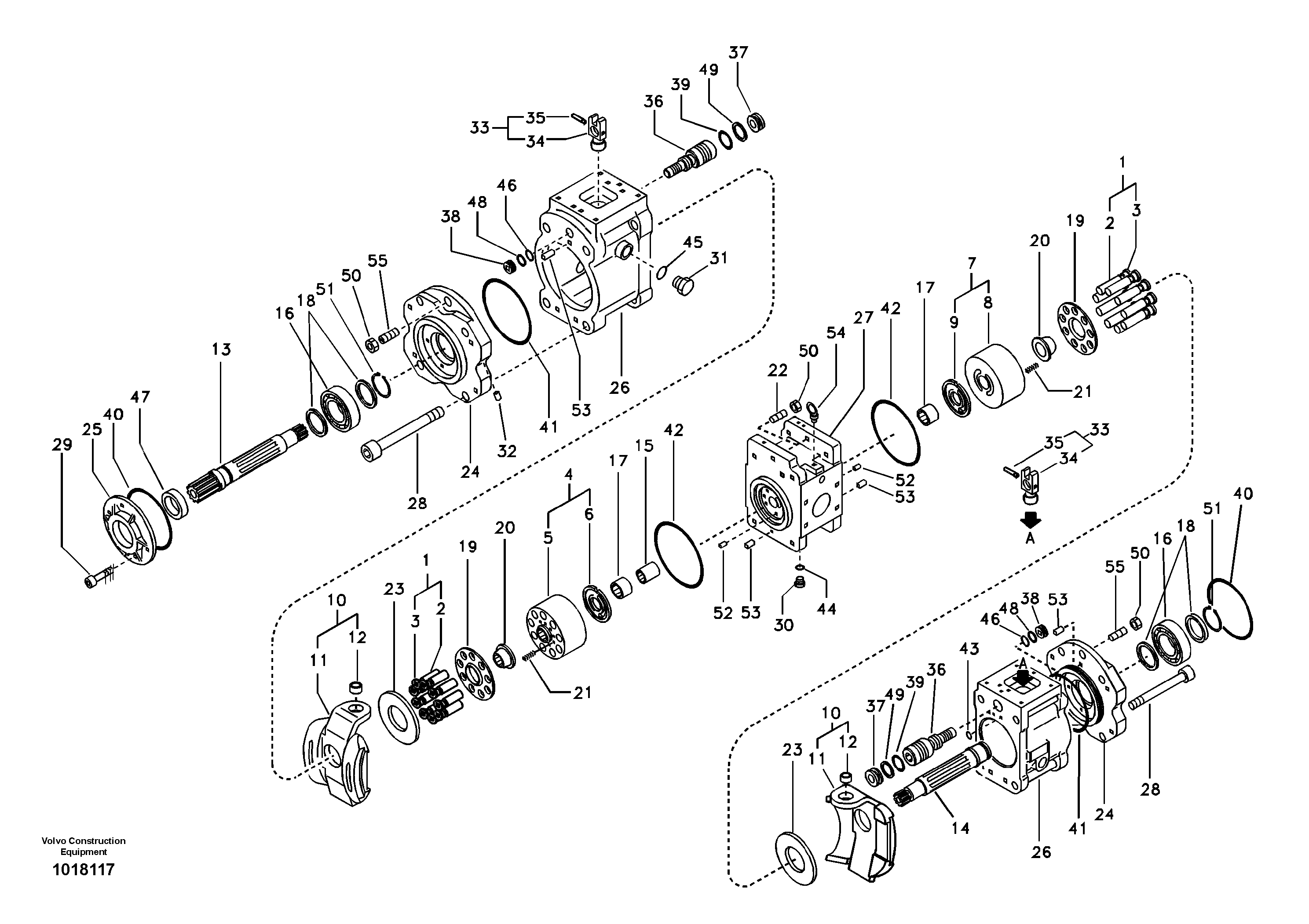 Hydraulic pump — volvo parts diagram