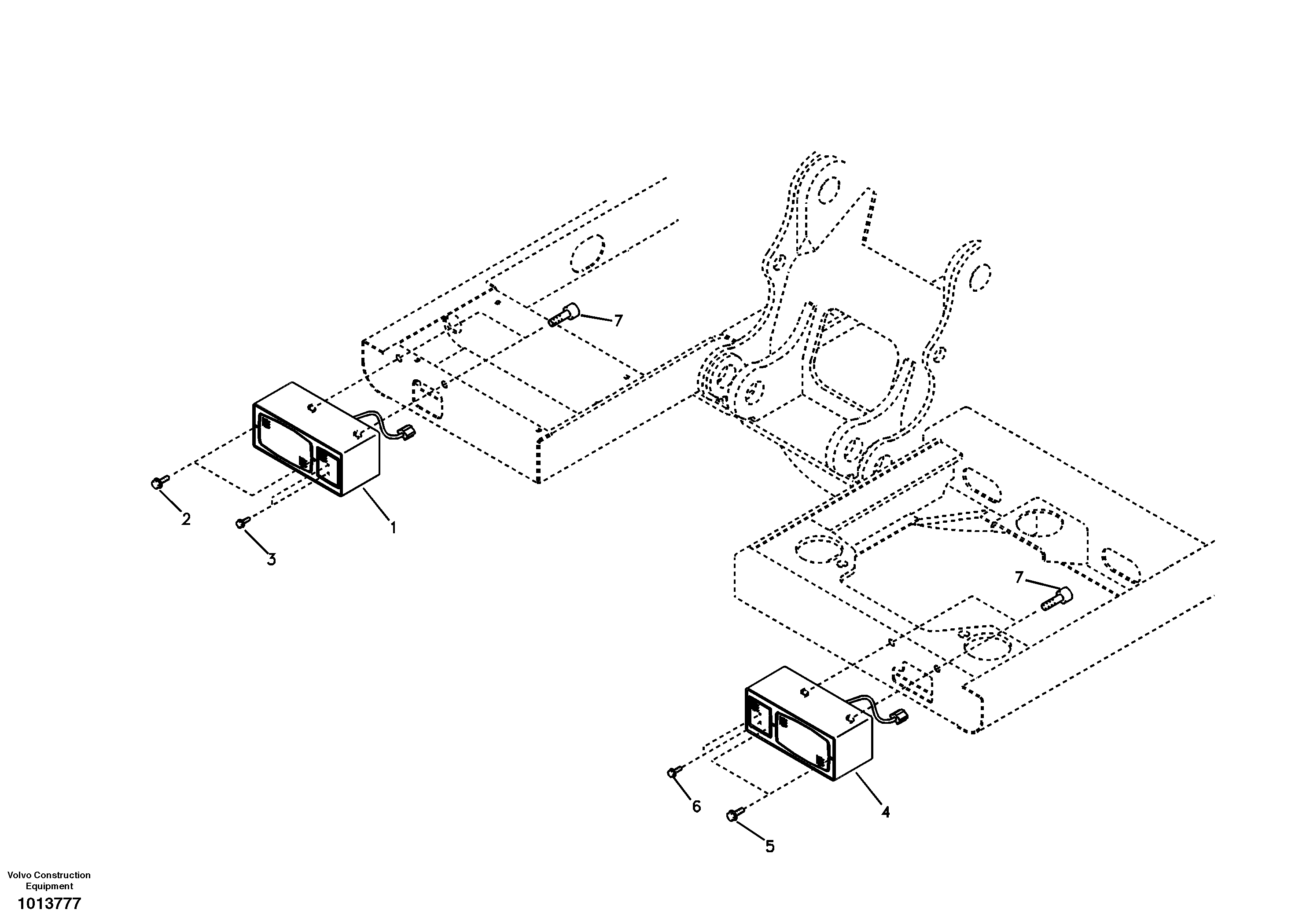 Lighting, front — volvo parts diagram