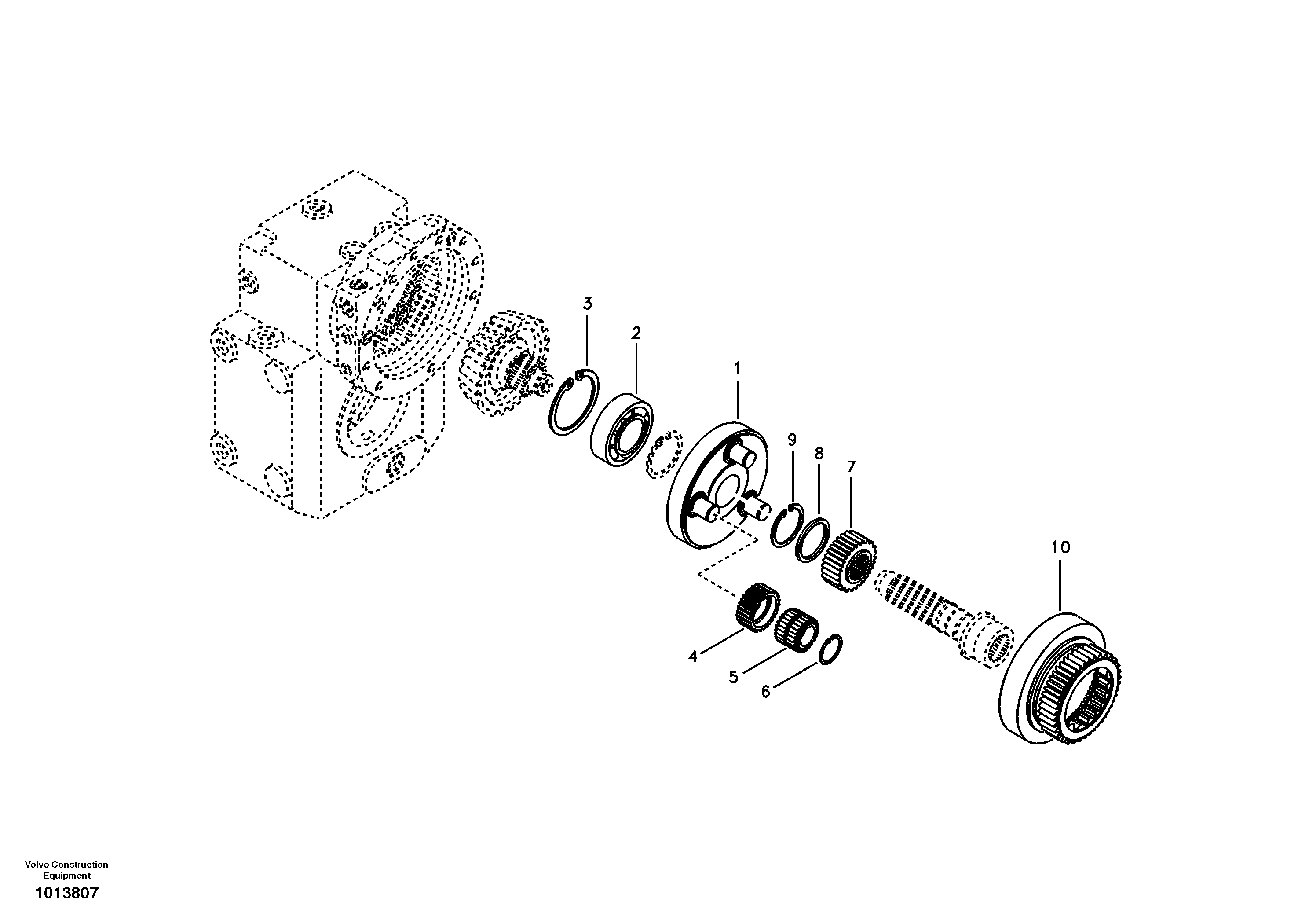 Planetary drive — volvo parts diagram