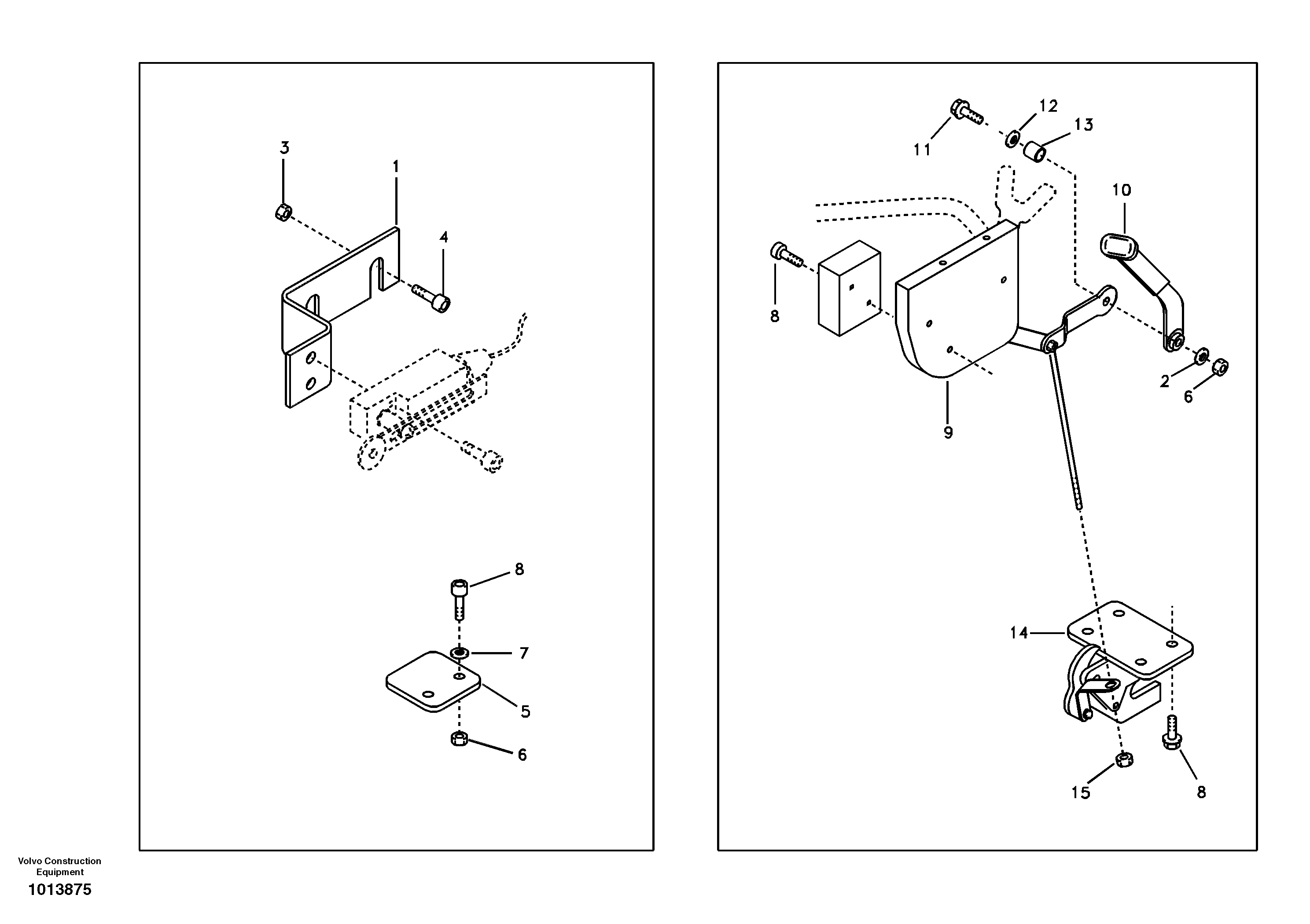 Instrument panel, control panel — volvo parts diagram