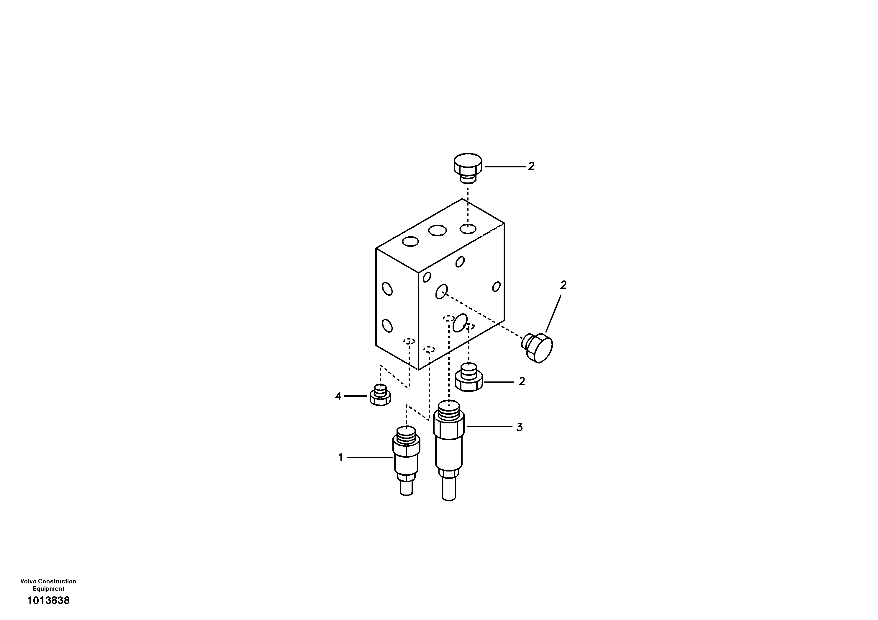 Hydraulic system, brake valve — volvo parts diagram