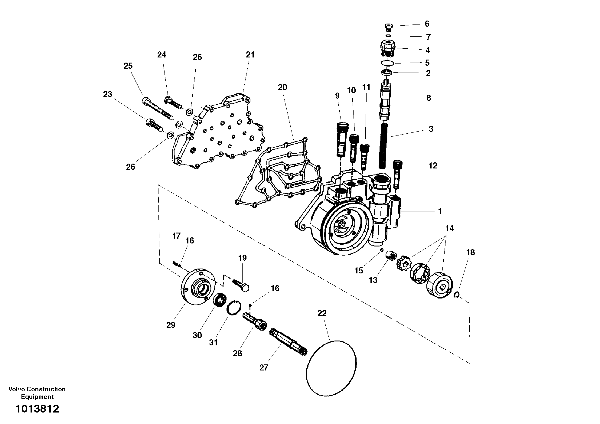Gear shift sensor — volvo parts diagram