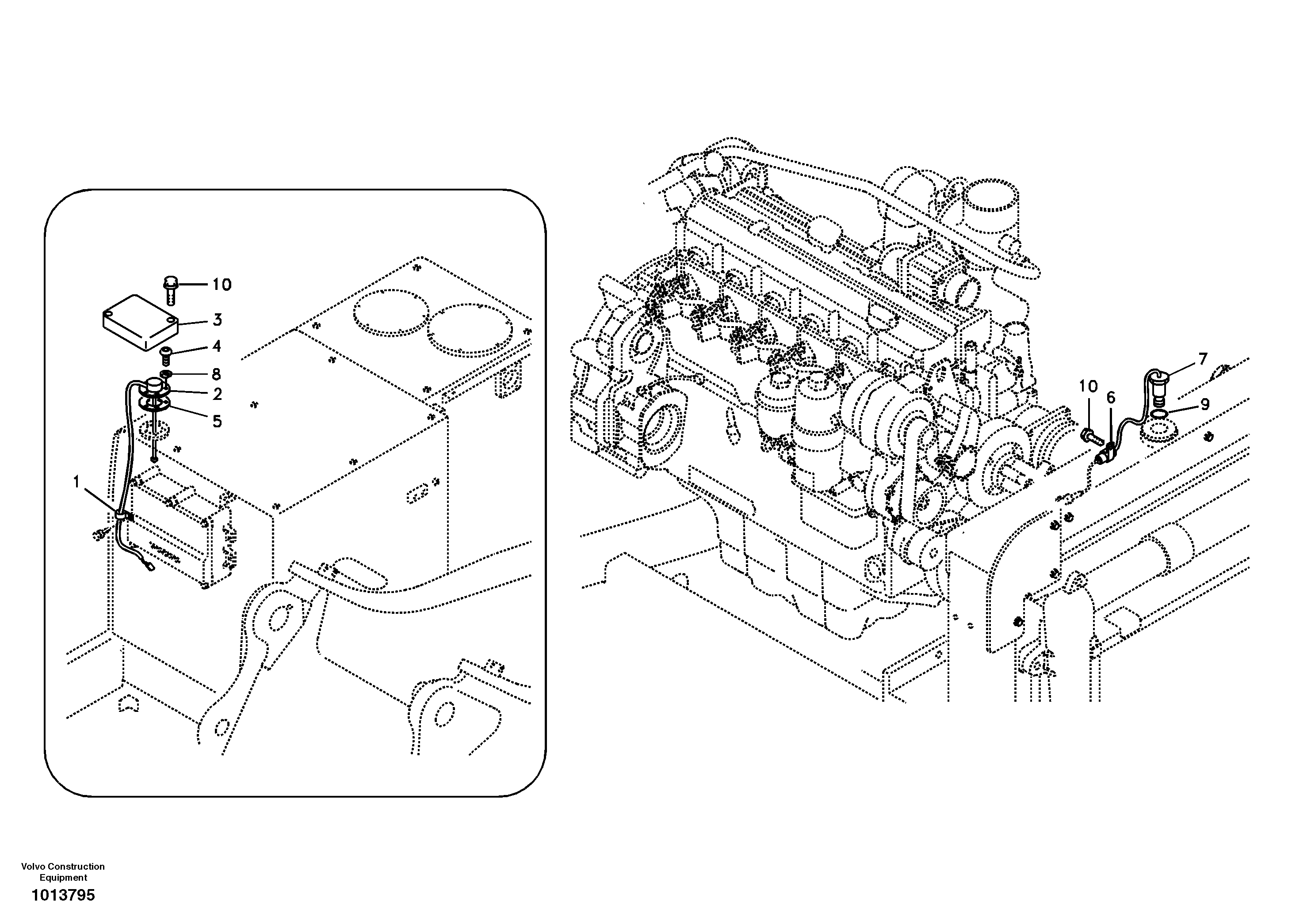 Electrical sensor — volvo parts diagram
