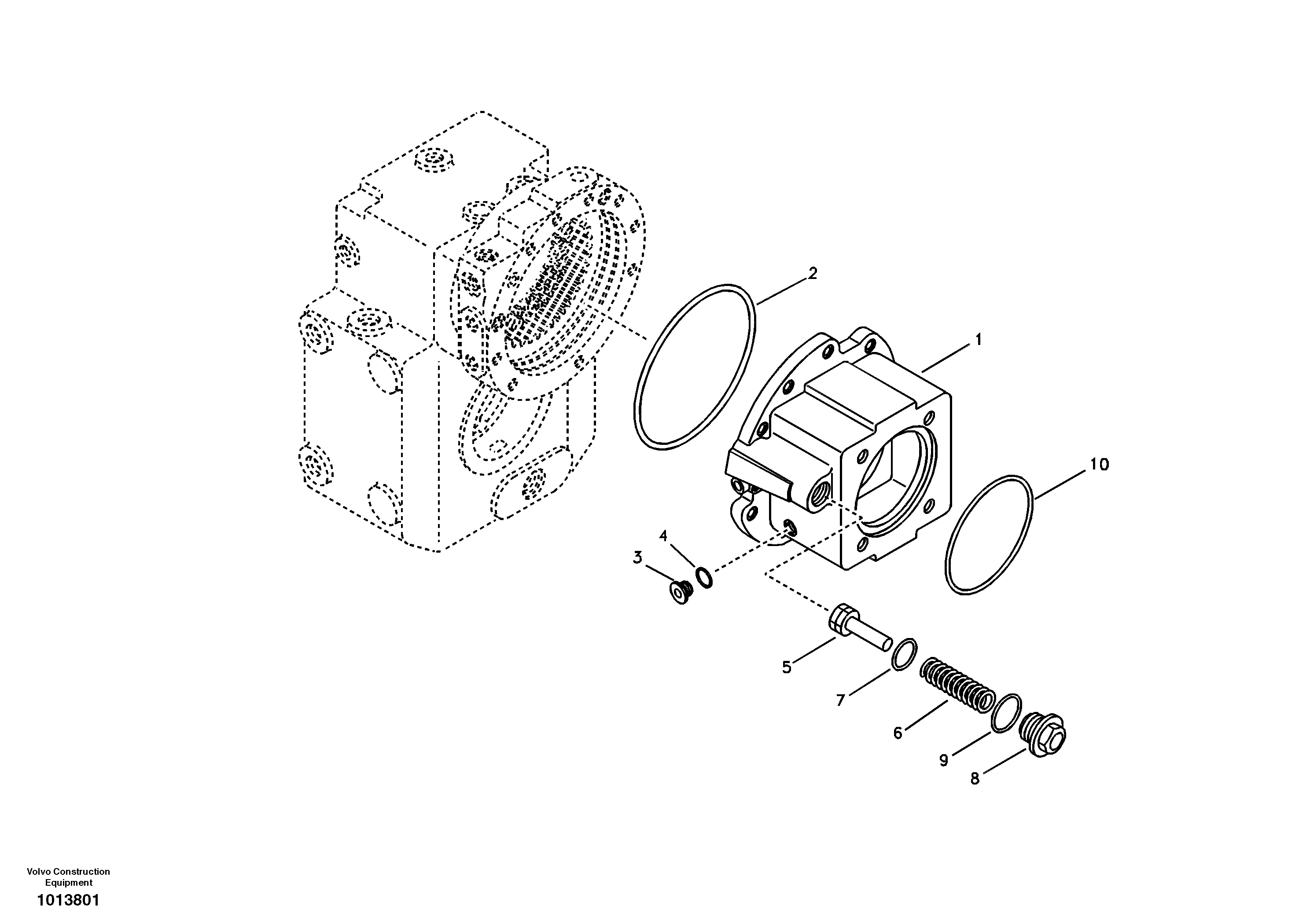 Input shaft, housing — volvo parts diagram