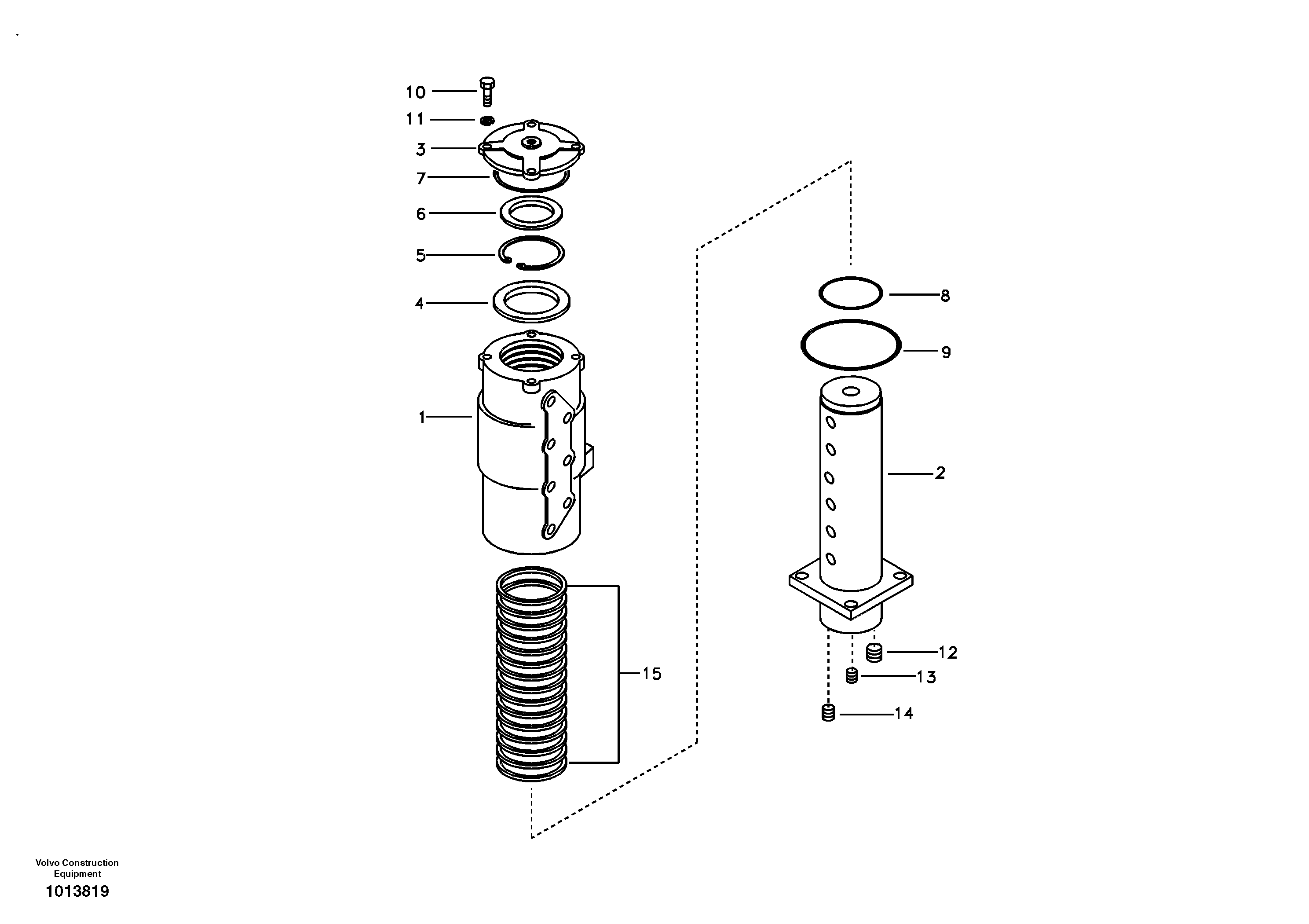 Turning joint — volvo parts diagram