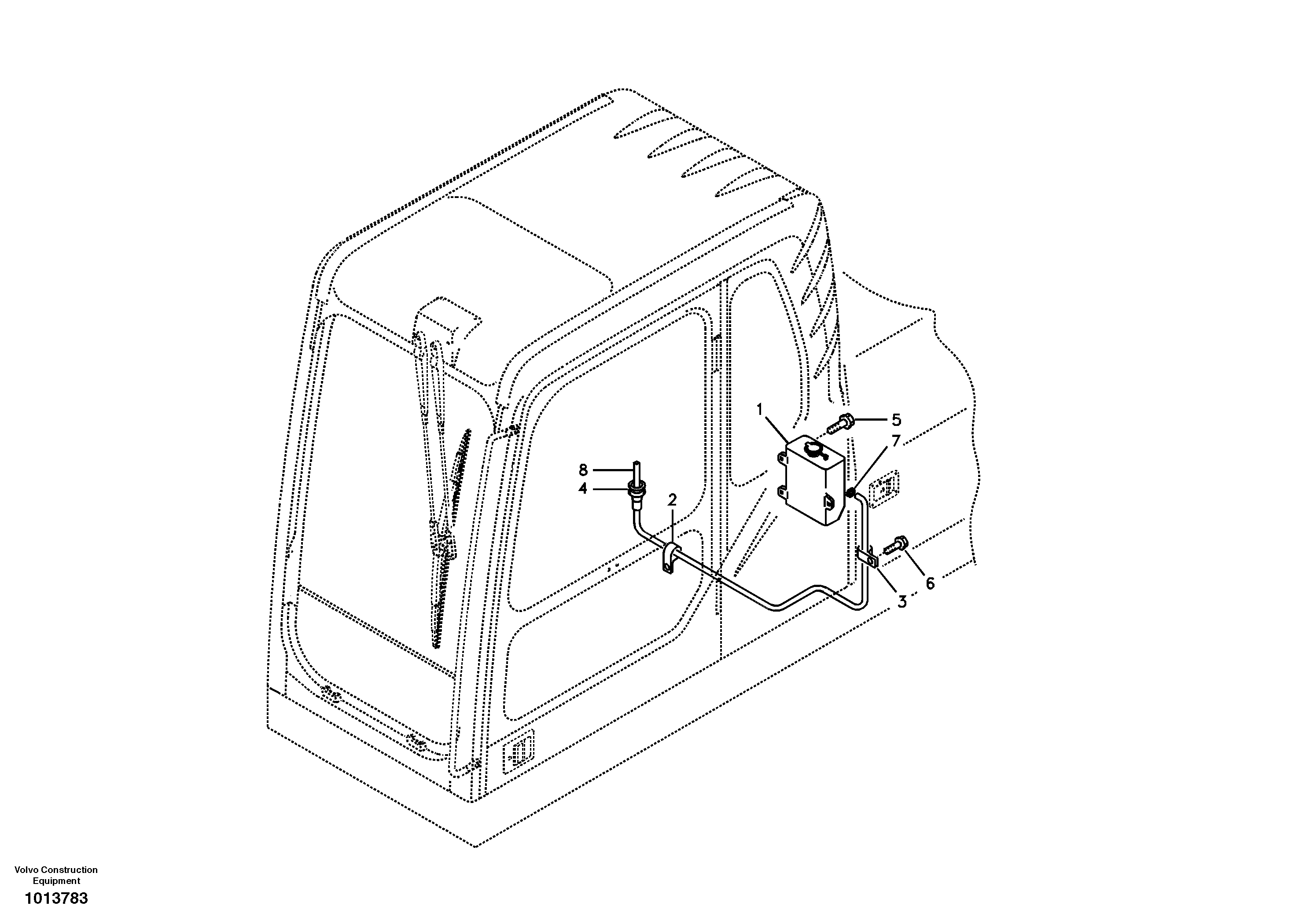 Windshield washer — volvo parts diagram