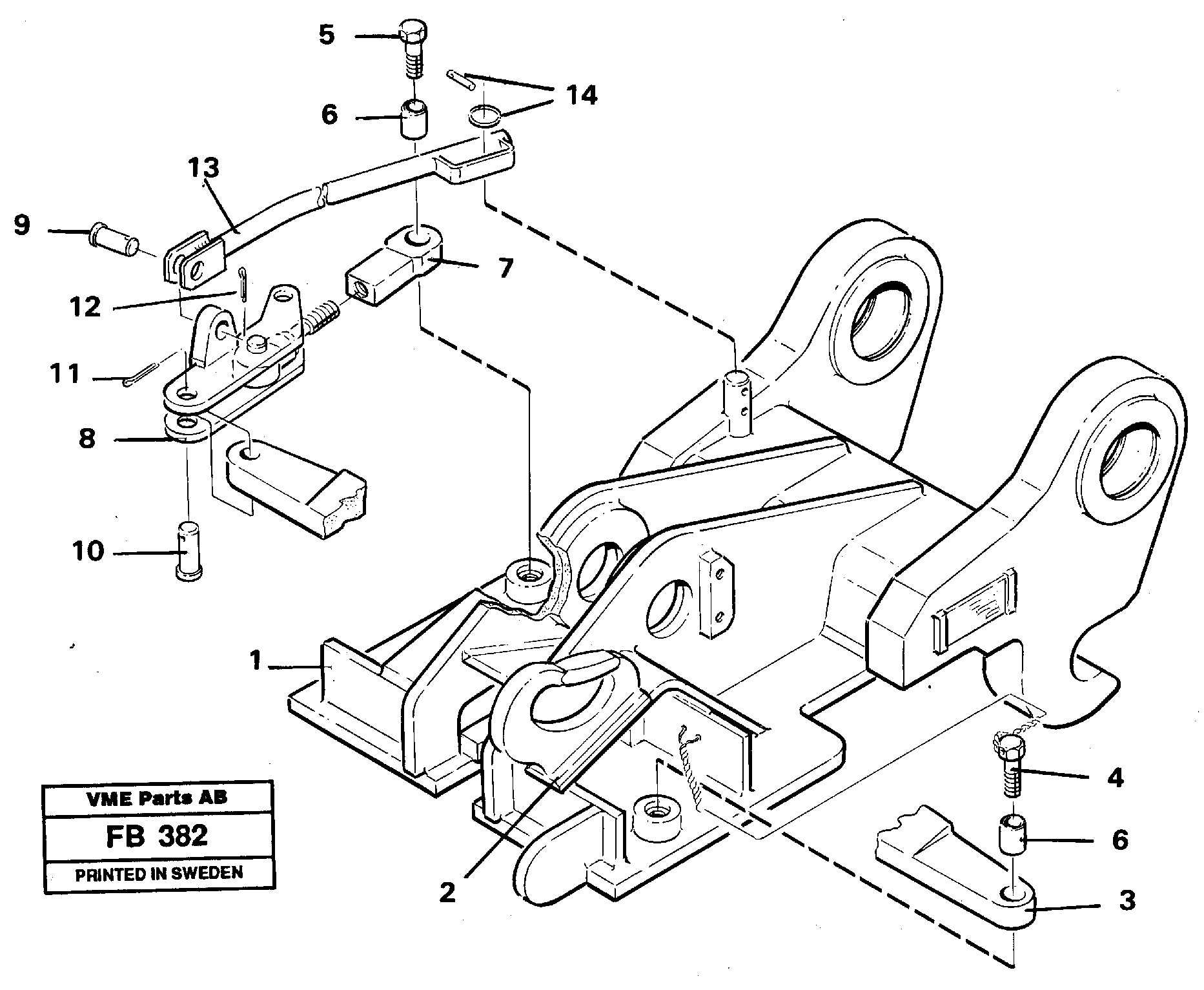 Quickfit, mechanical  14255321 — volvo parts diagram