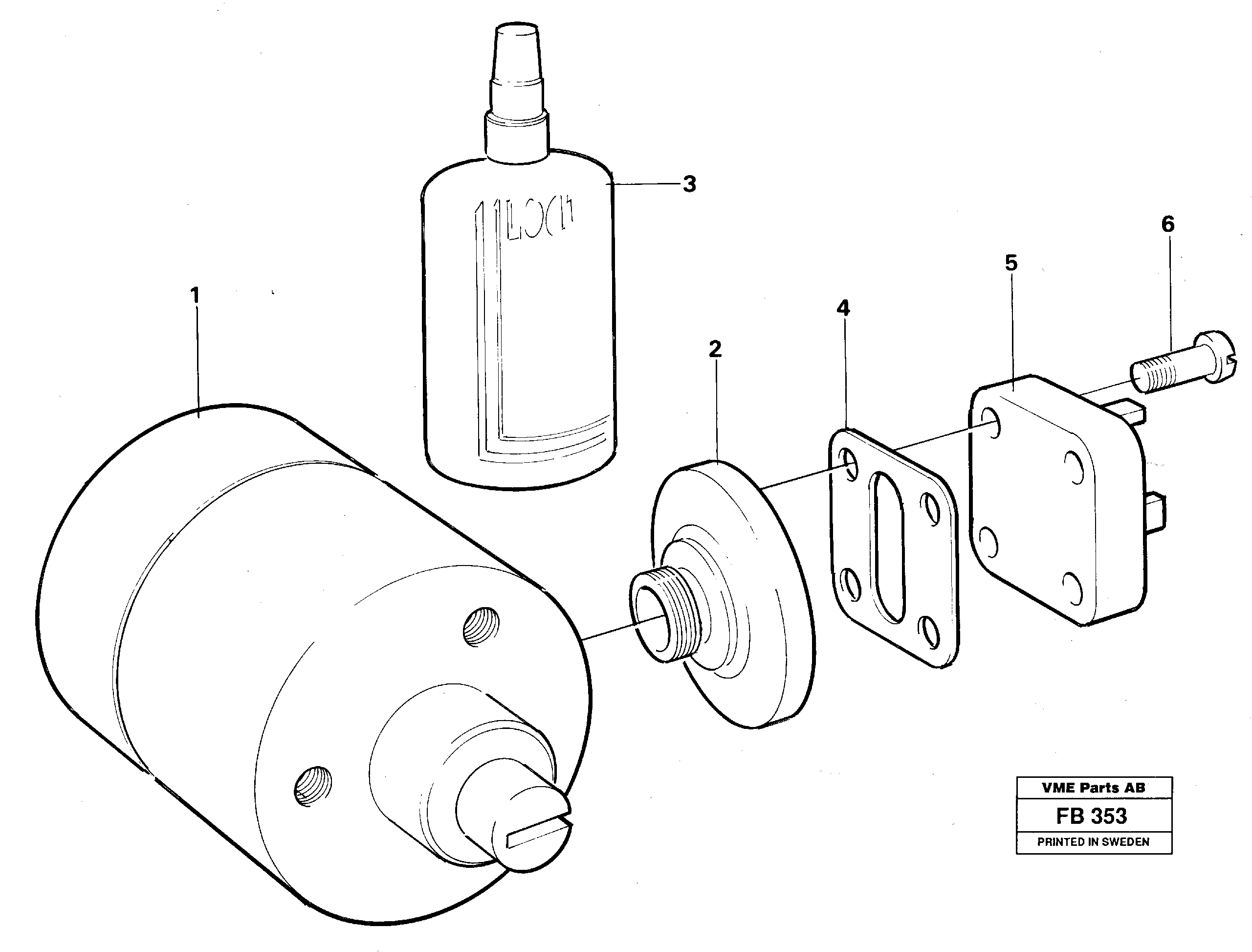 Potentiometer — volvo parts diagram