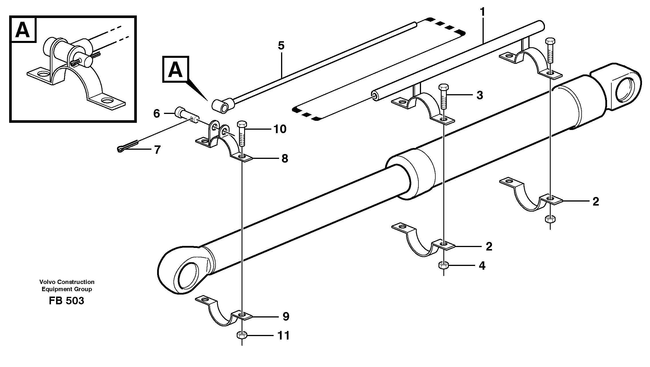 Spark shield 14262810 — volvo parts diagram
