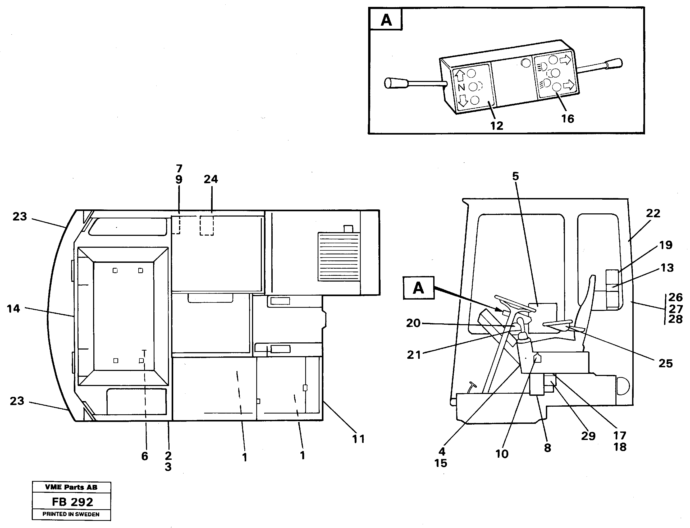Sign plates and decals  SER NO -1509+1511+1512 — volvo parts diagram