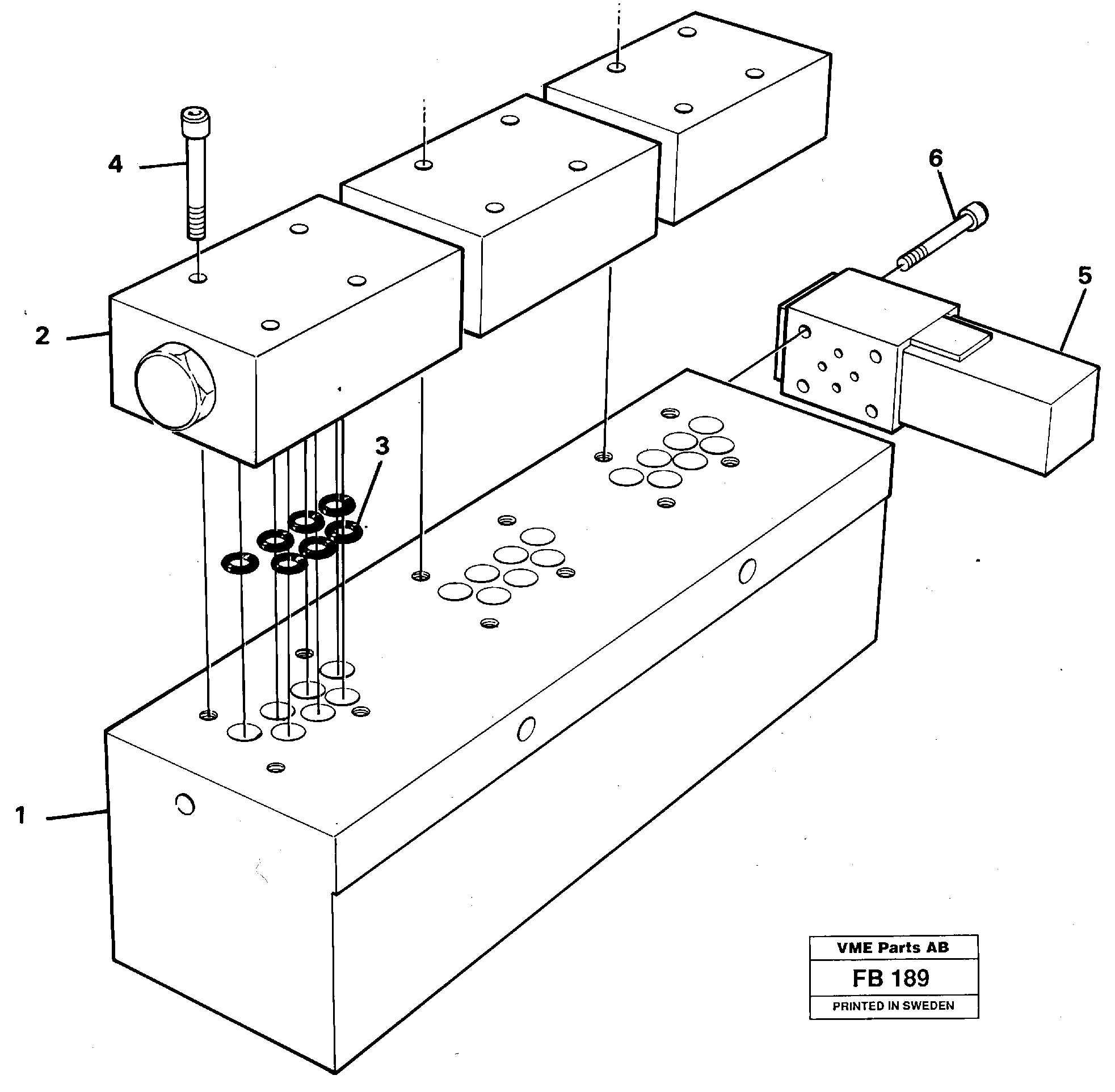 Speed control block — volvo parts diagram