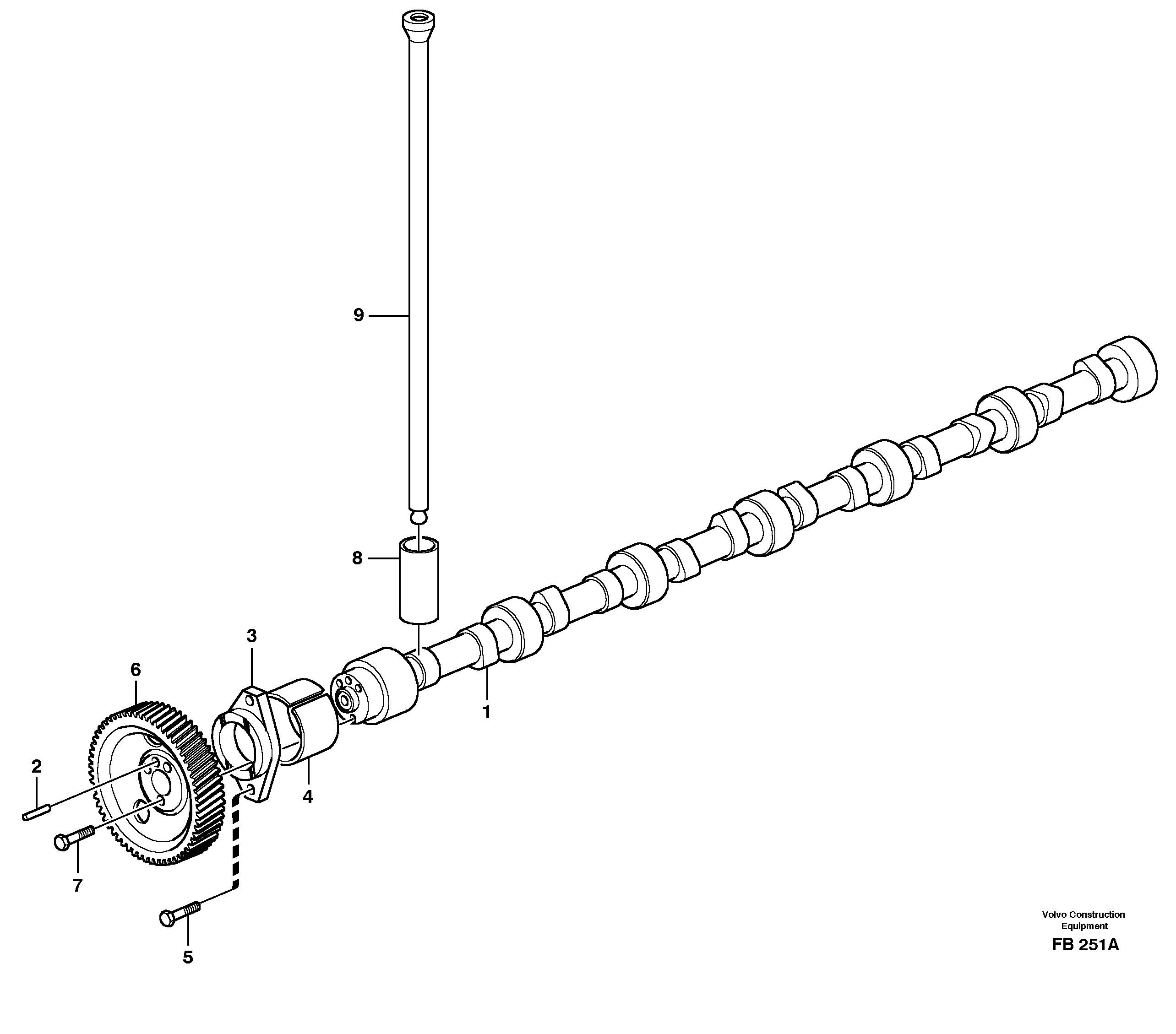 Camshaft — volvo parts diagram