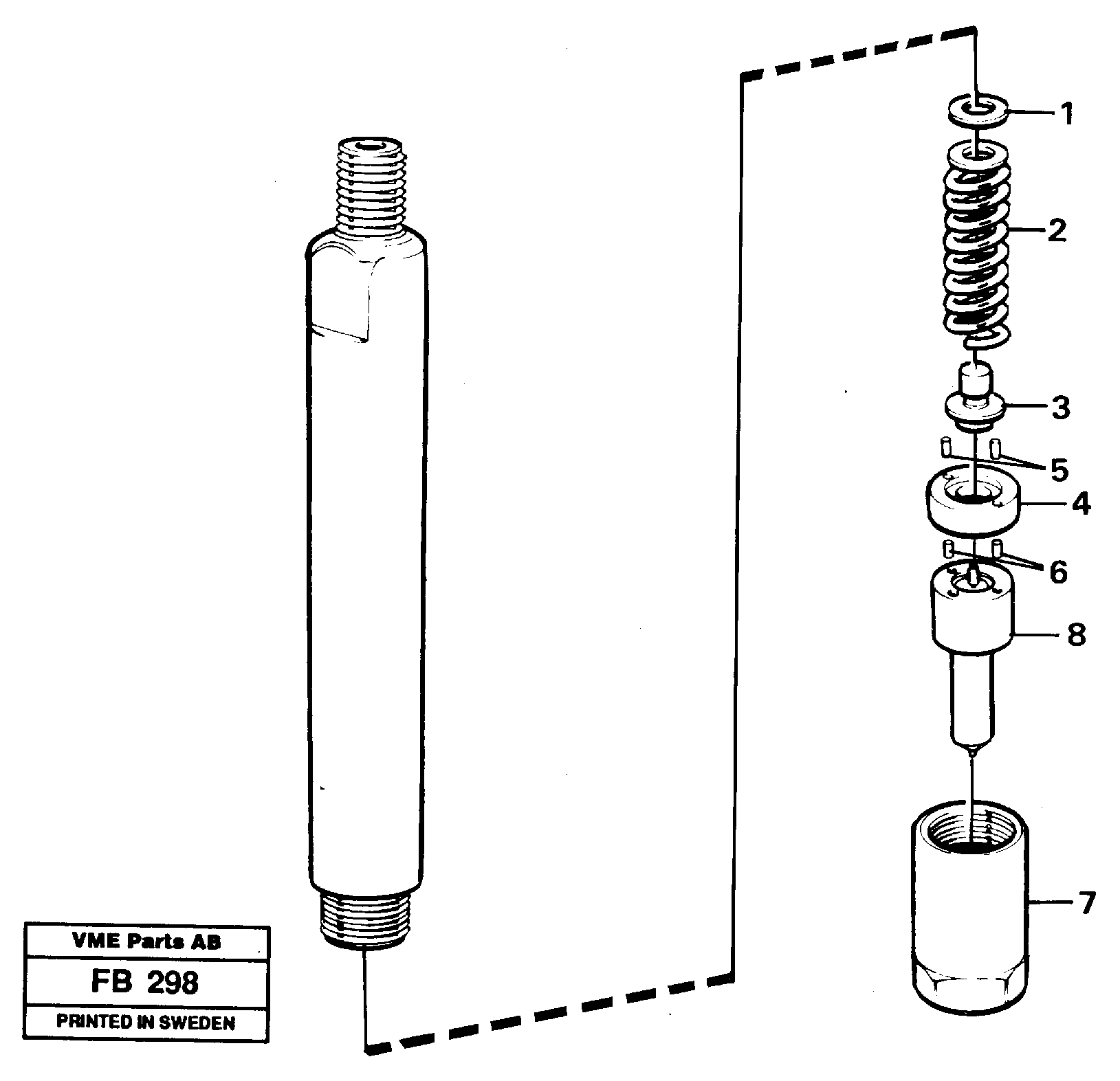 Injector — volvo parts diagram