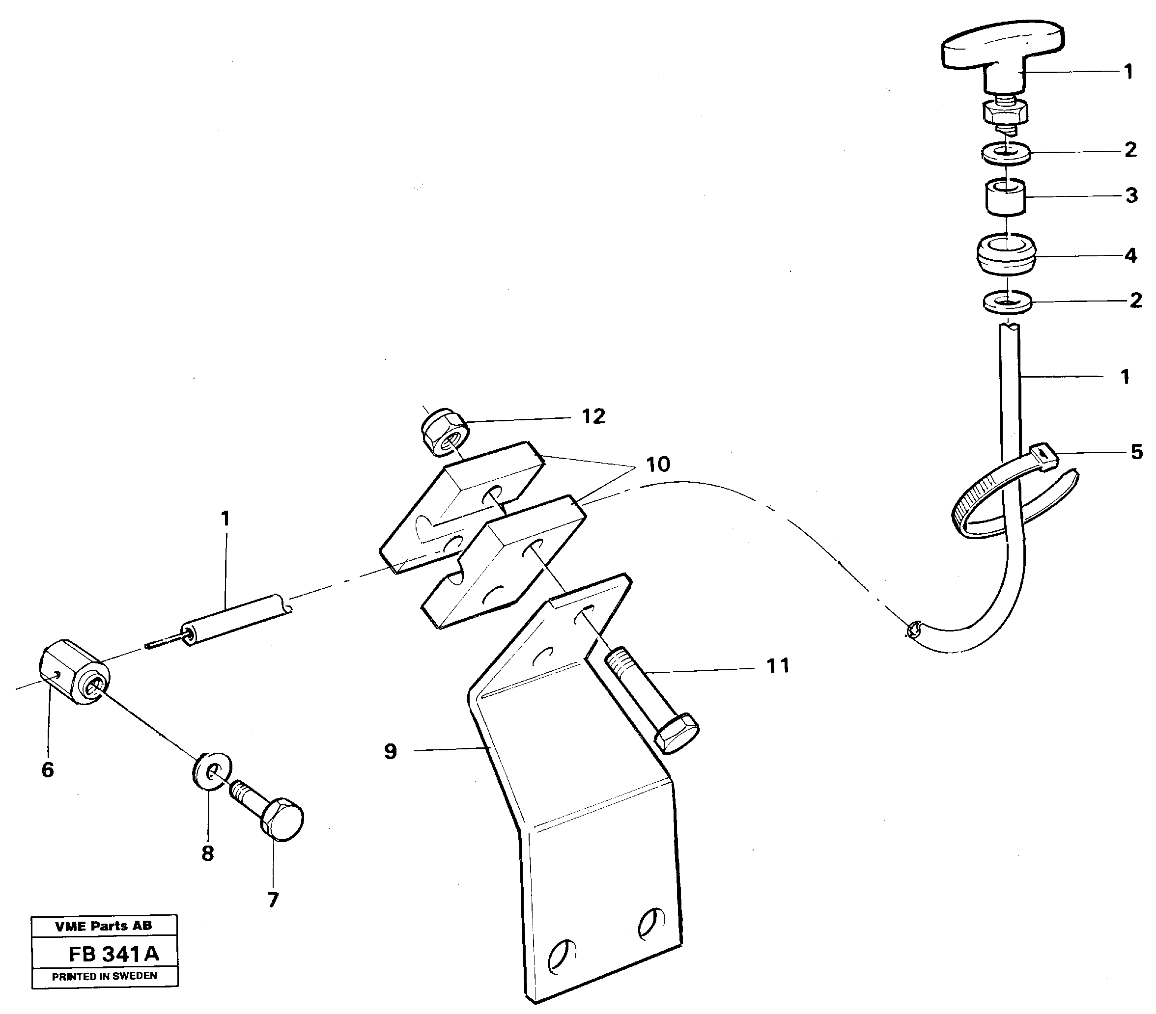 Stop control — volvo parts diagram