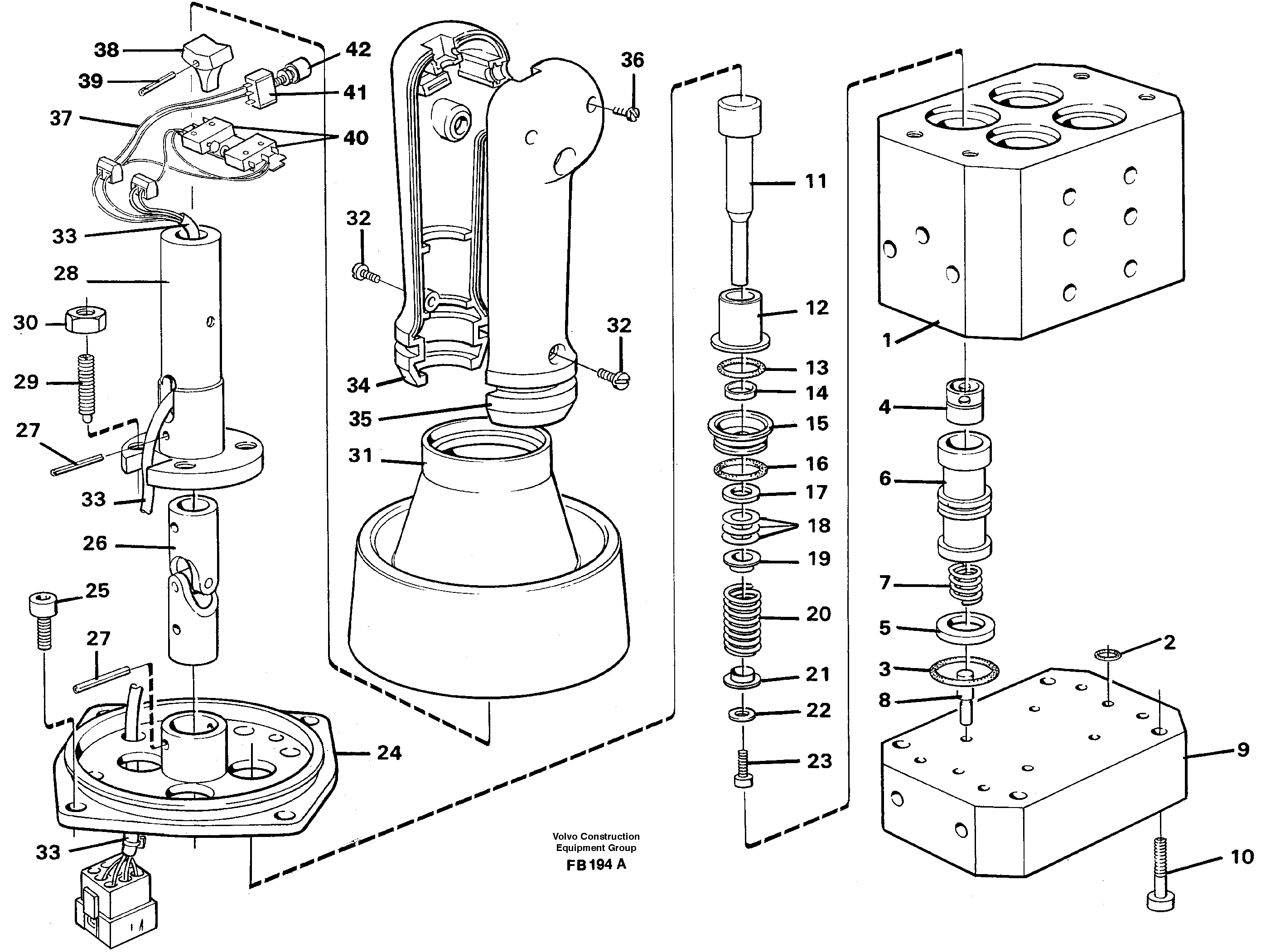 Control pressure valve — volvo parts diagram