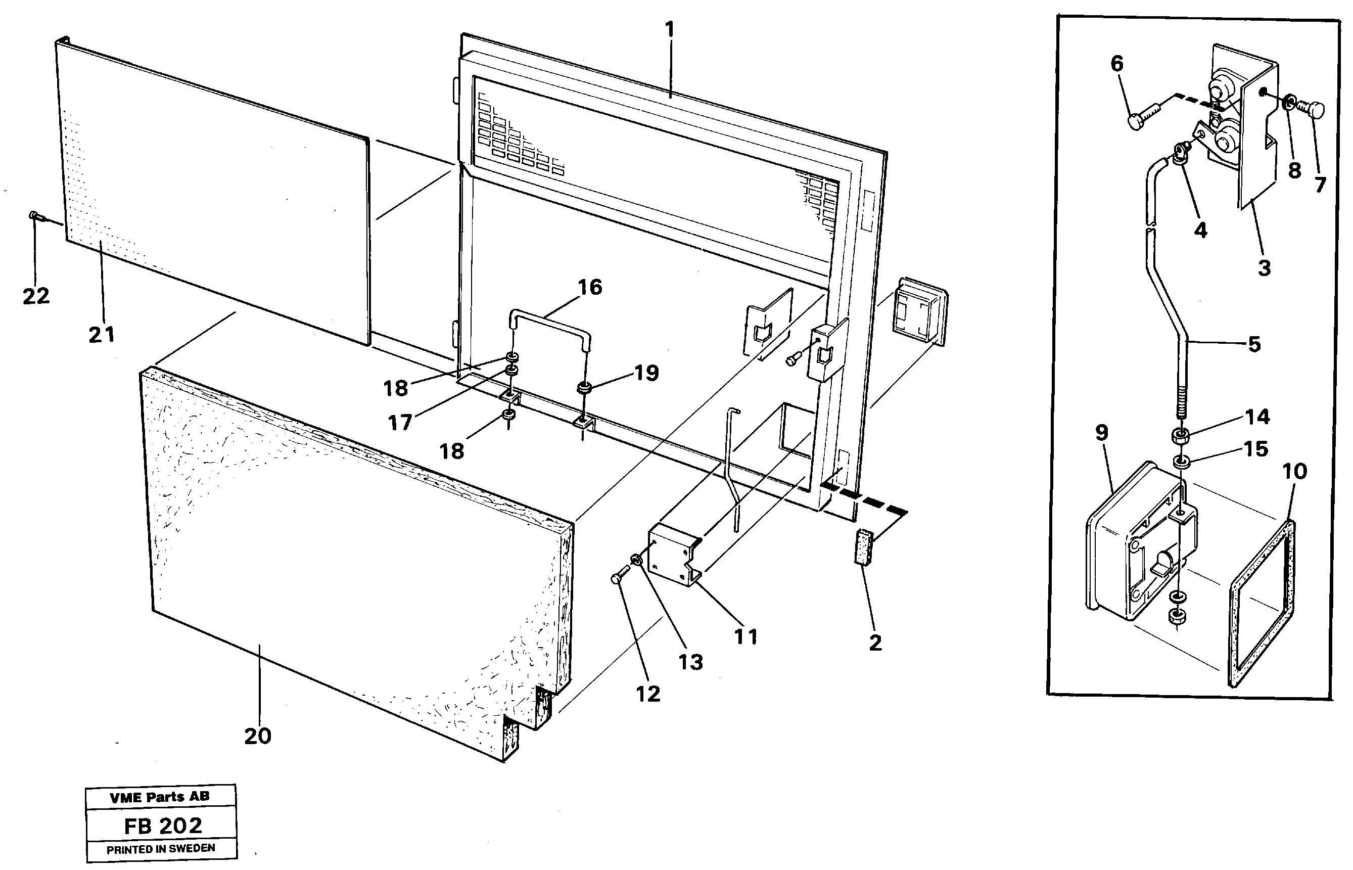 Door Rh — volvo parts diagram