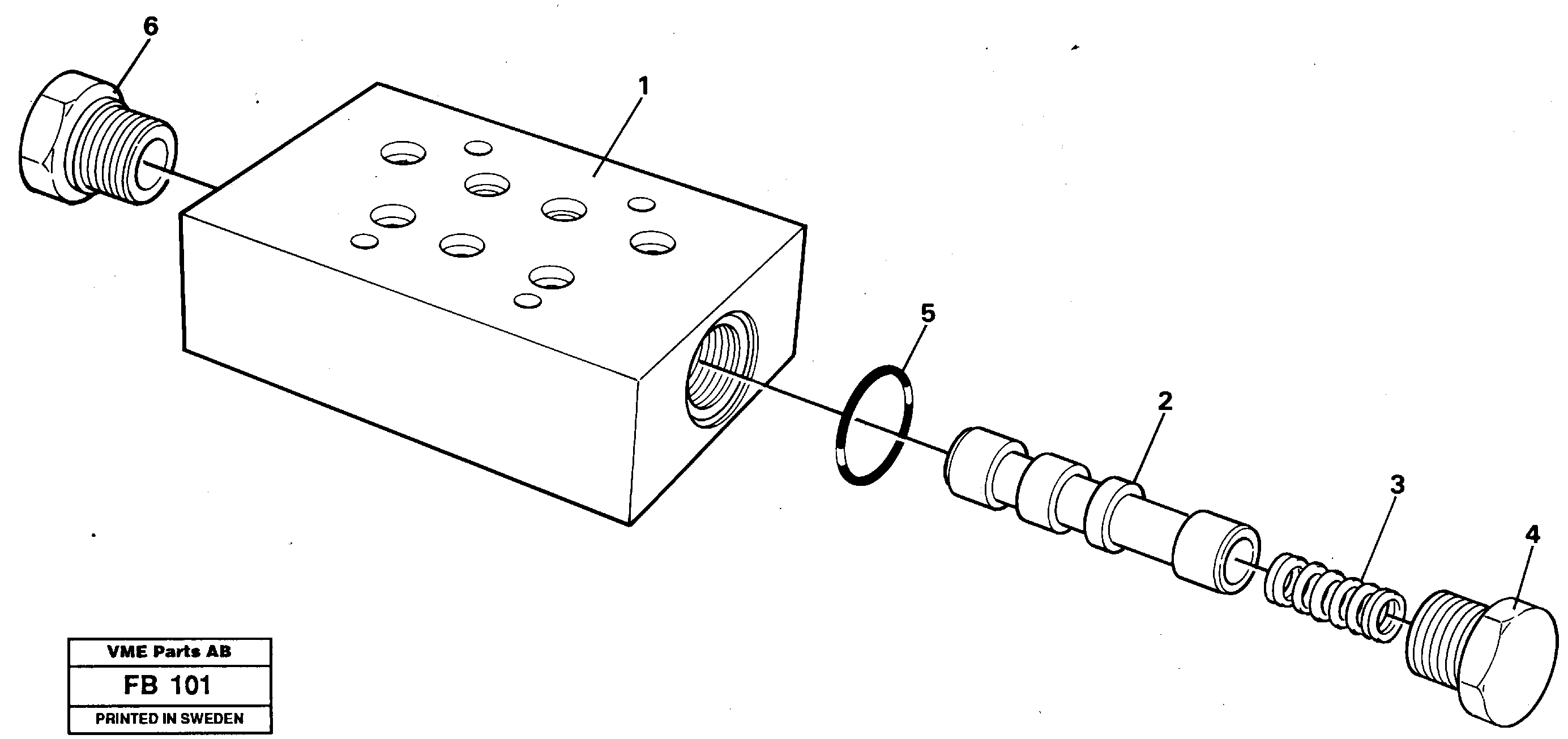 High speed valve — volvo parts diagram