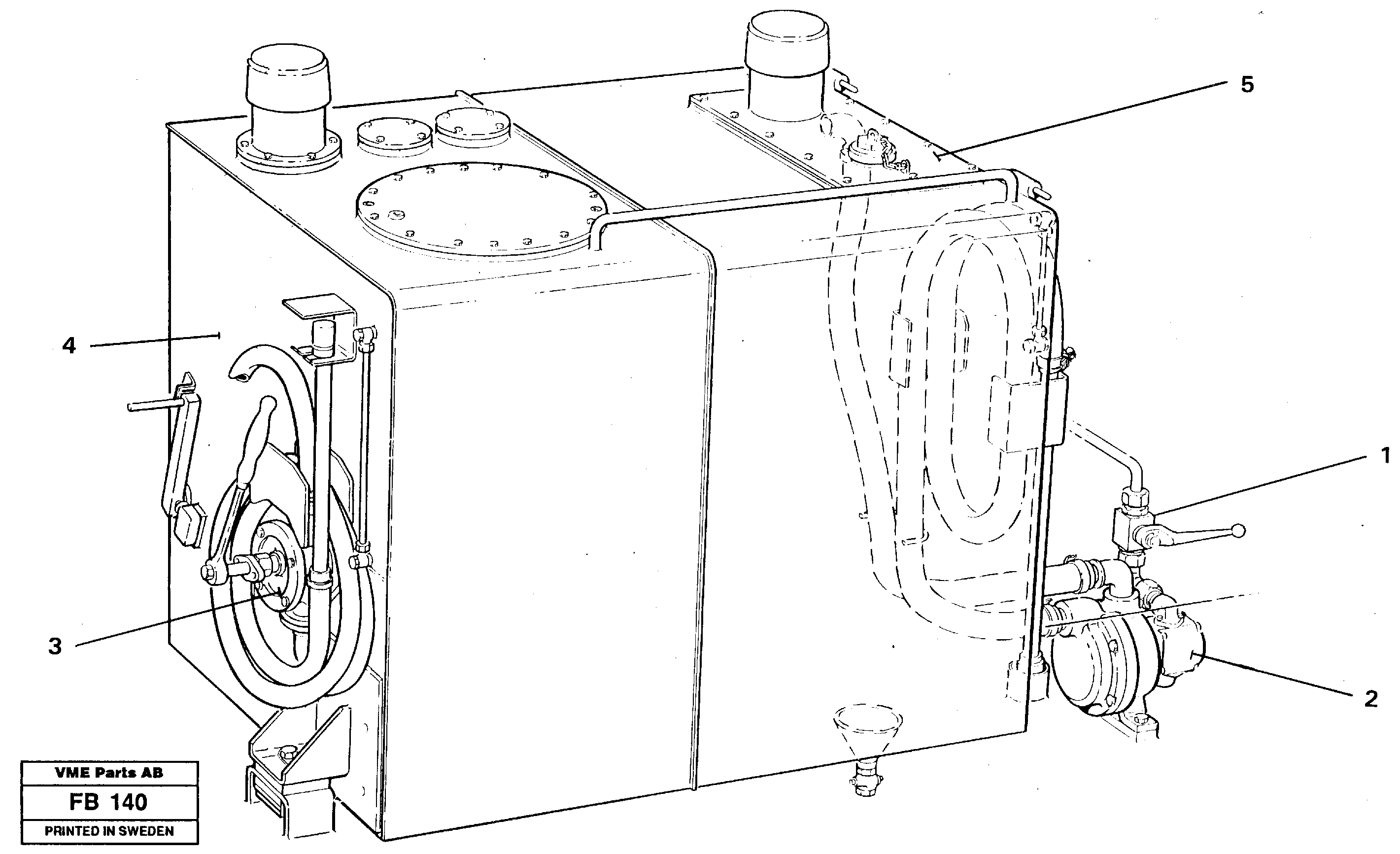 Fuel filling pumps — volvo parts diagram