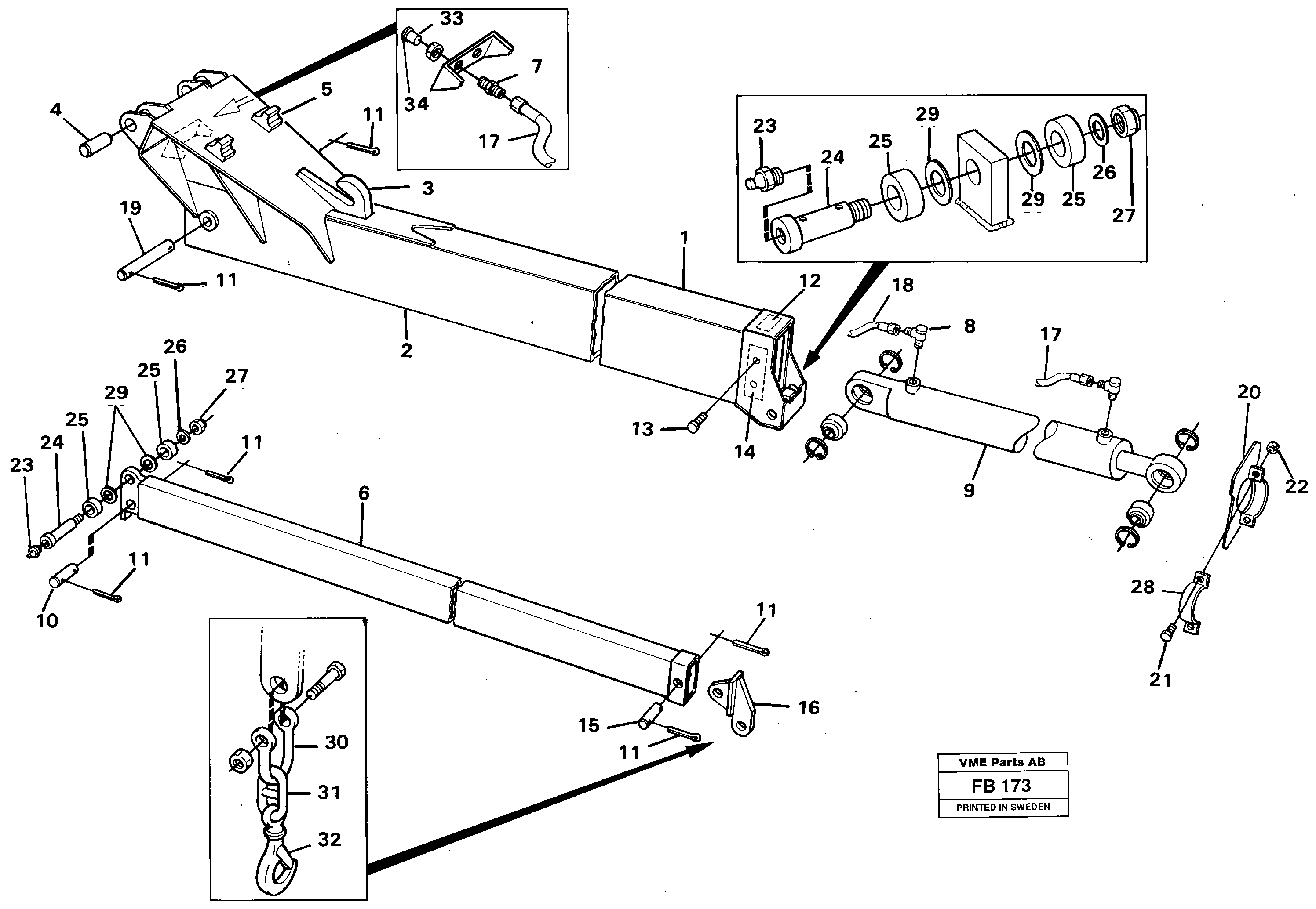 Jib  14253079 — volvo parts diagram