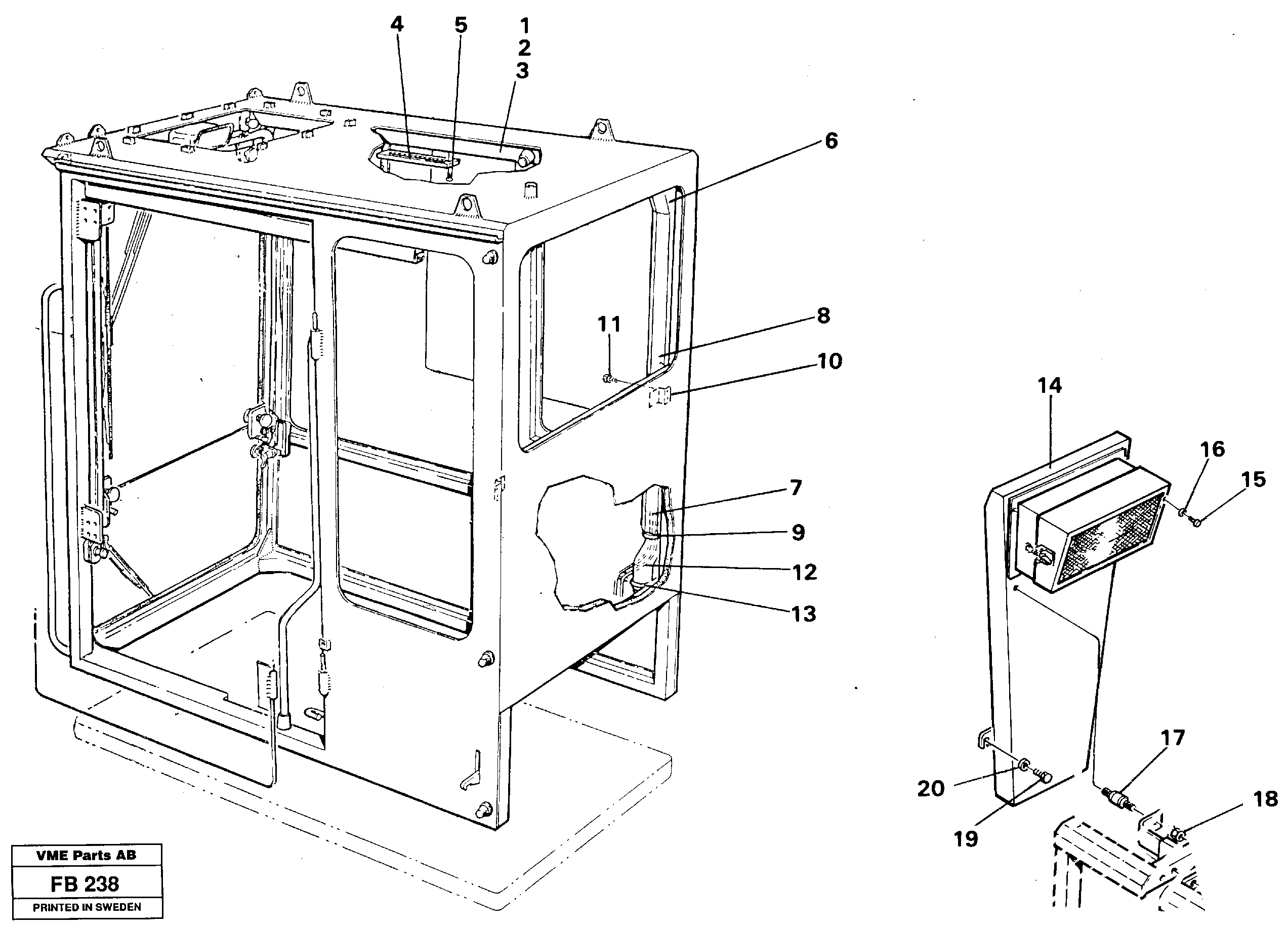 Air duct Cab — volvo parts diagram