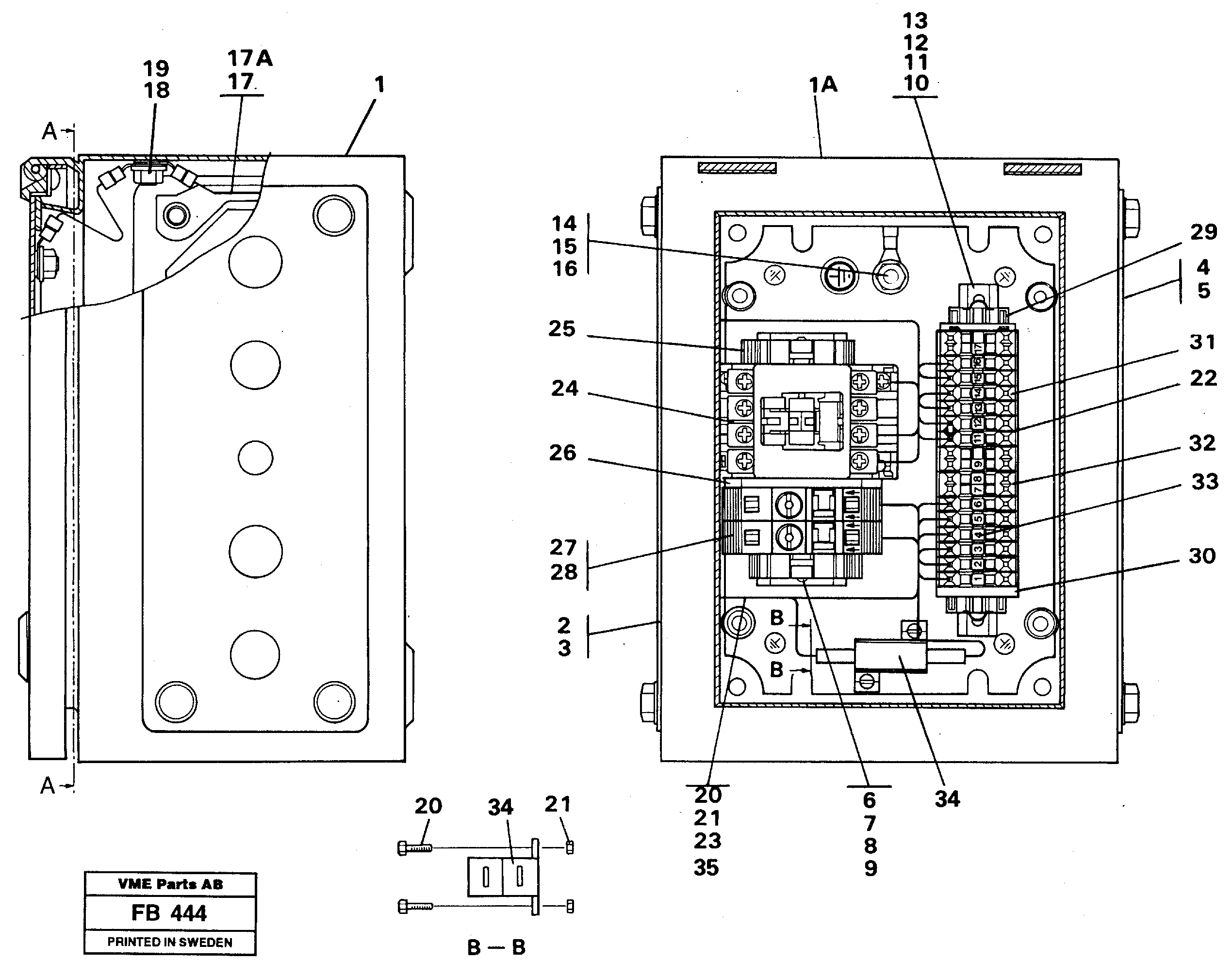 Magnet equipment Ohio, Electrical distribution unit  14263260 — volvo parts diagram