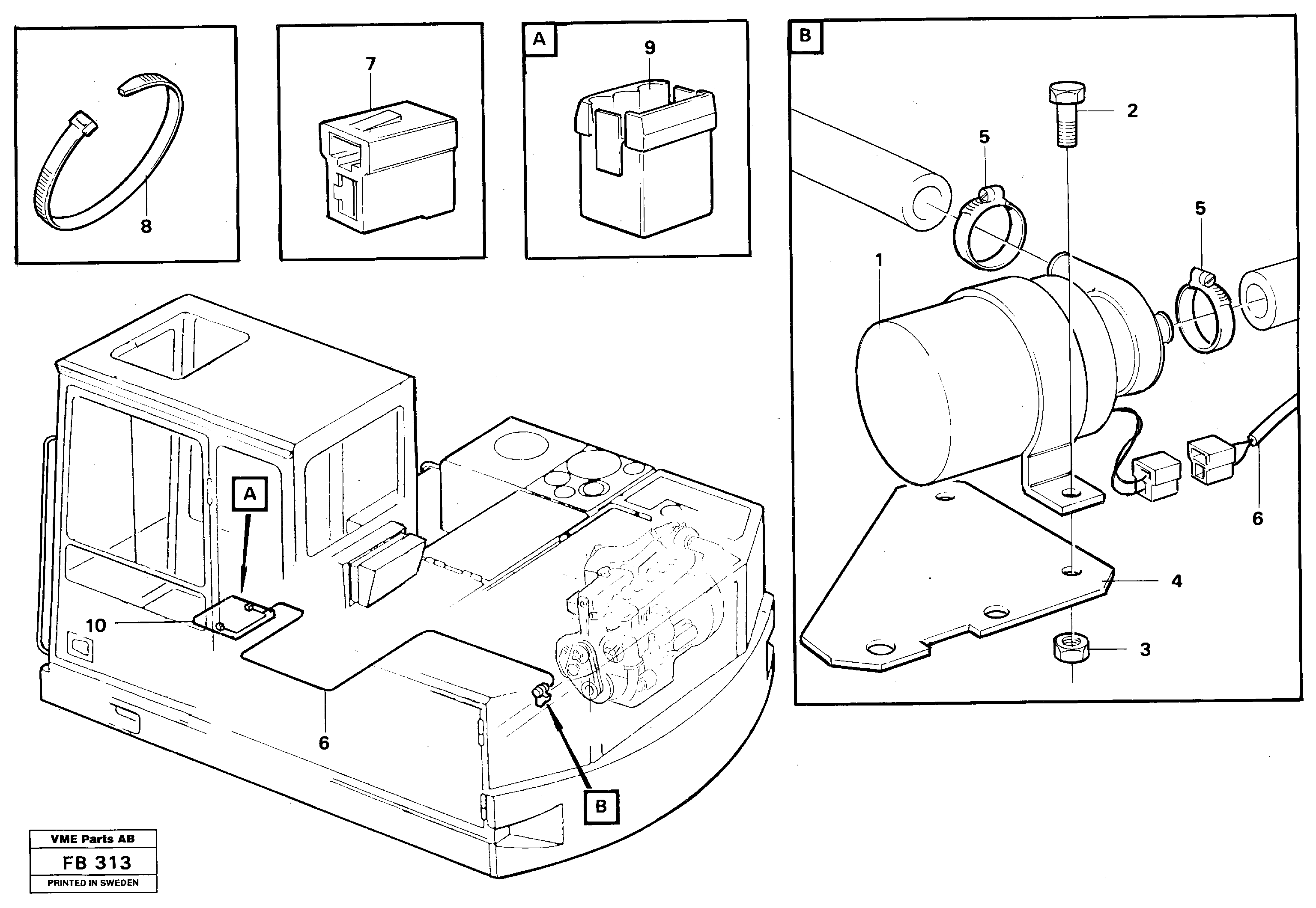 Cirkulation pump  14256586 — volvo parts diagram