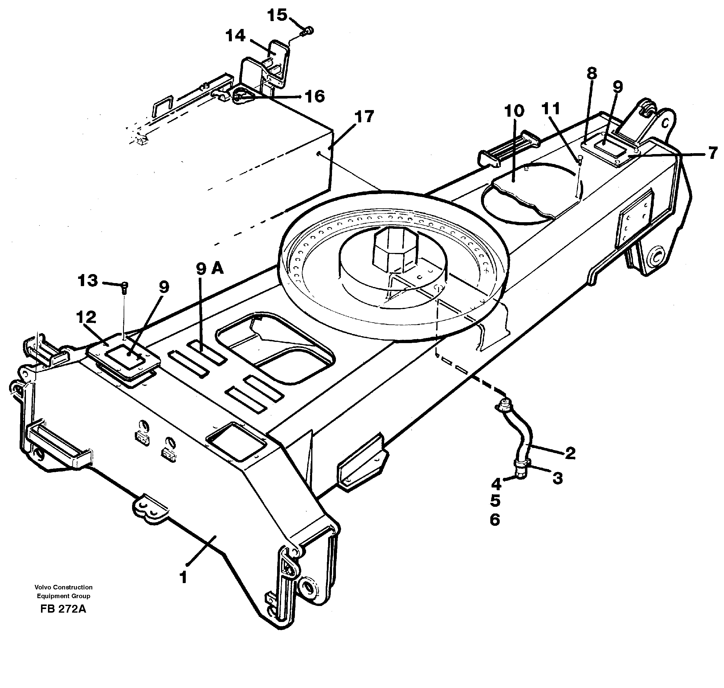 Undercarriage — volvo parts diagram