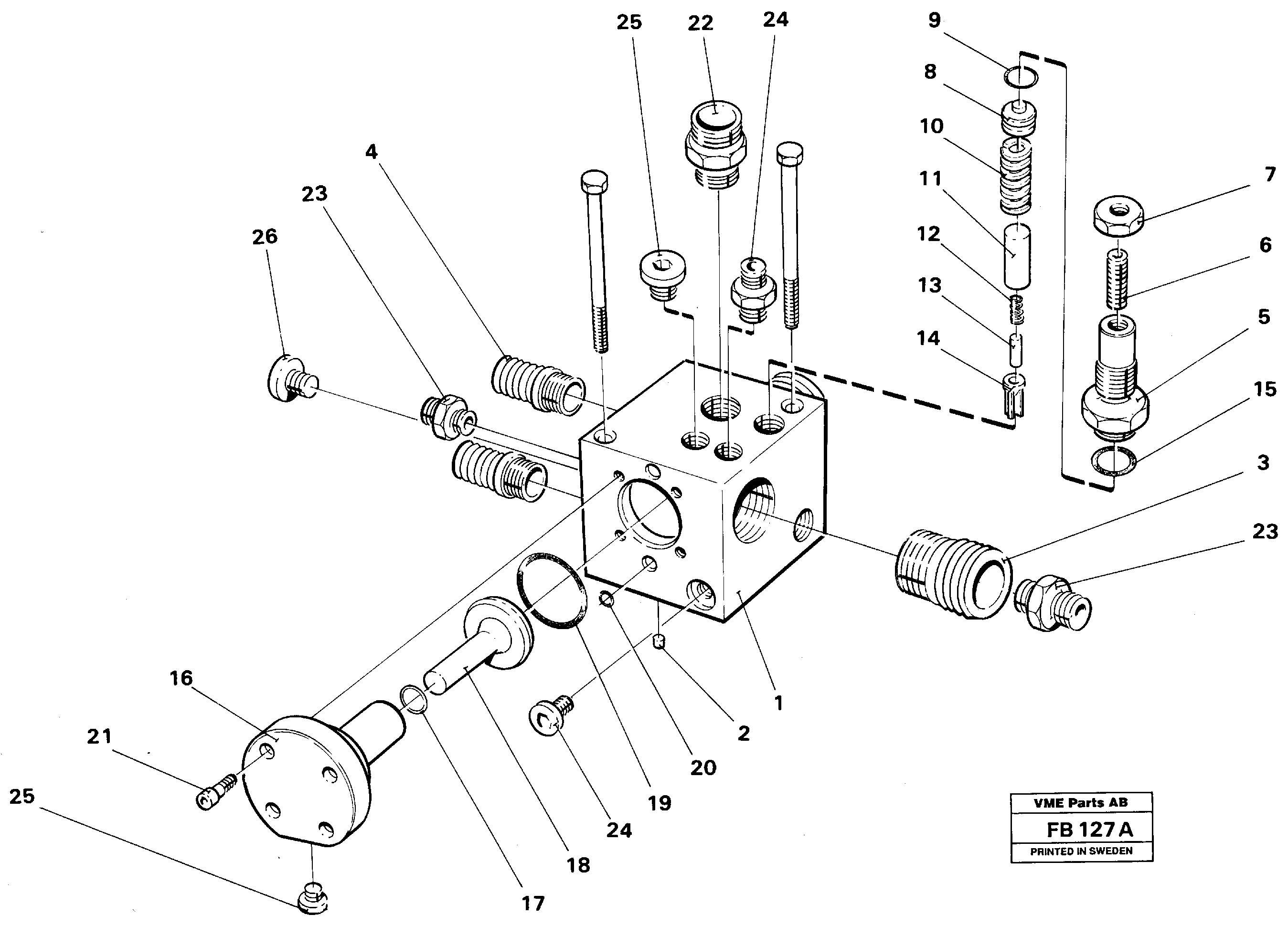 Shunt valve — volvo parts diagram