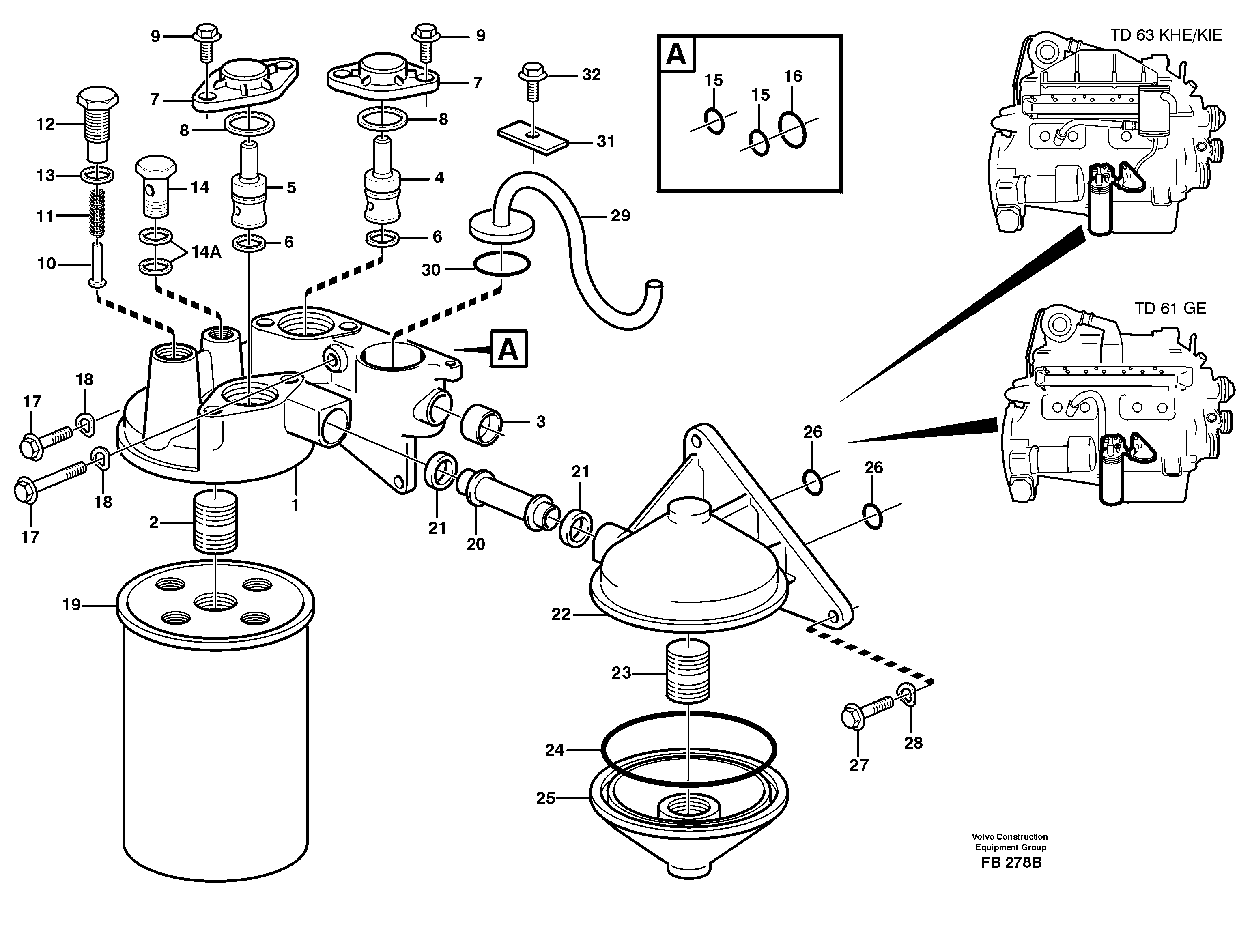 Oil filter — volvo parts diagram