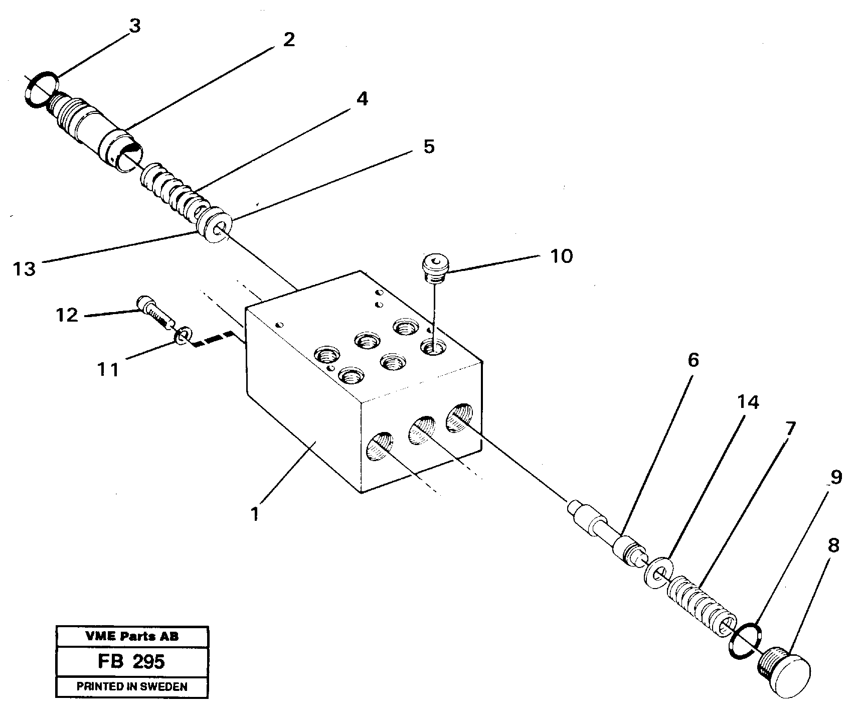 Pedal valve — volvo parts diagram