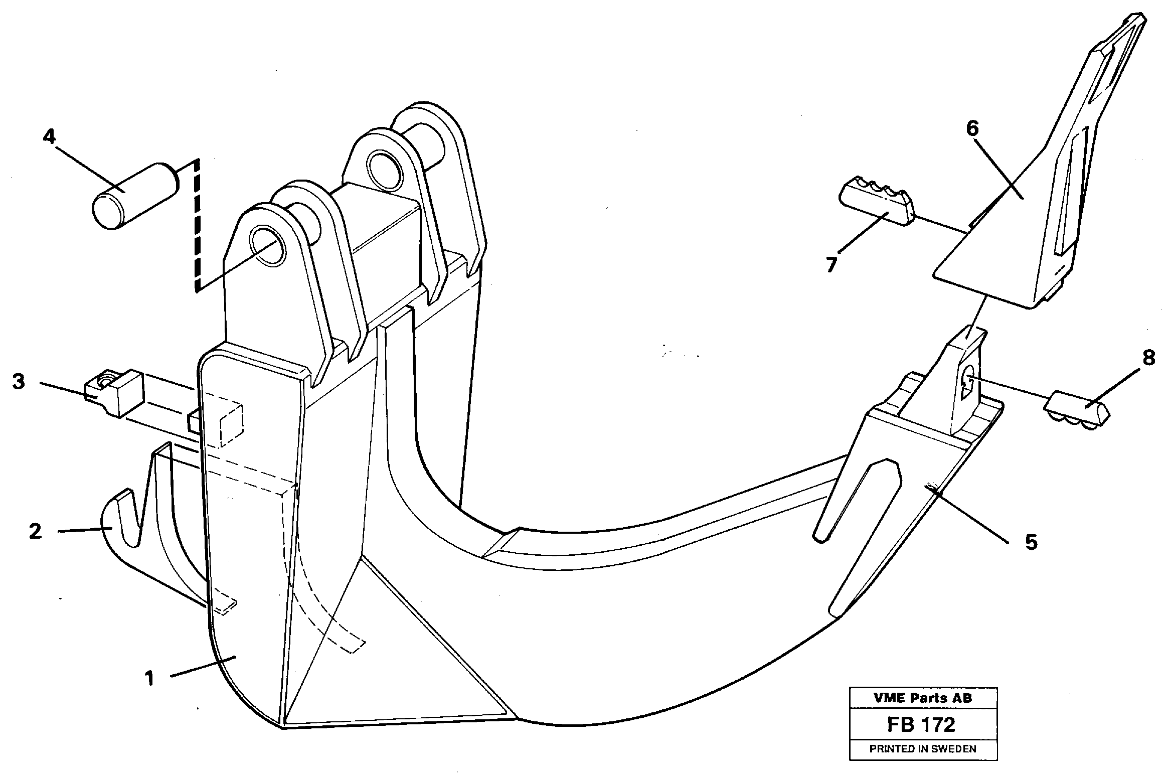 Ripper  14253092 — volvo parts diagram