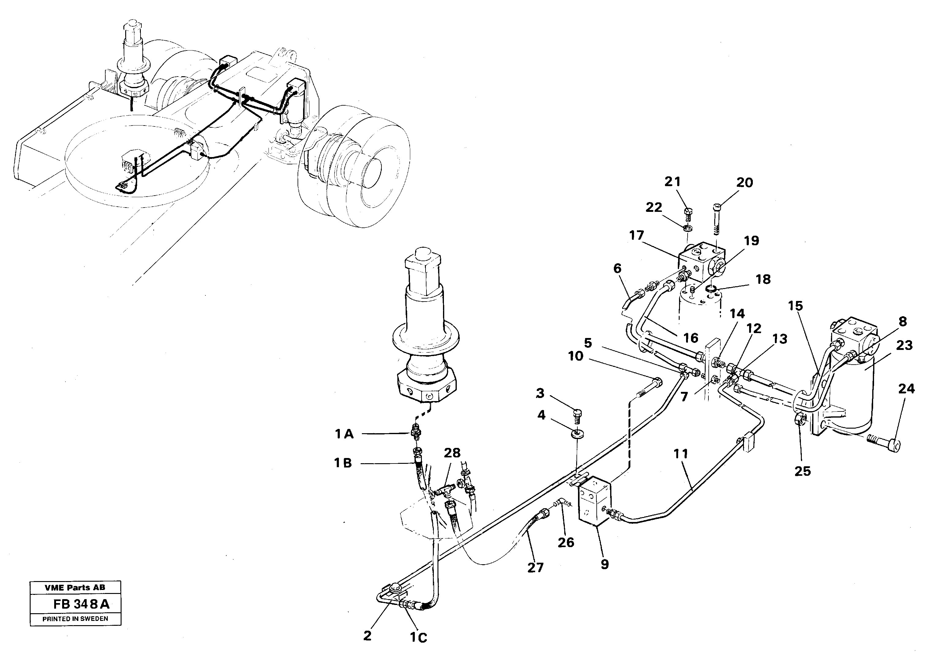 Oscillating system — volvo parts diagram