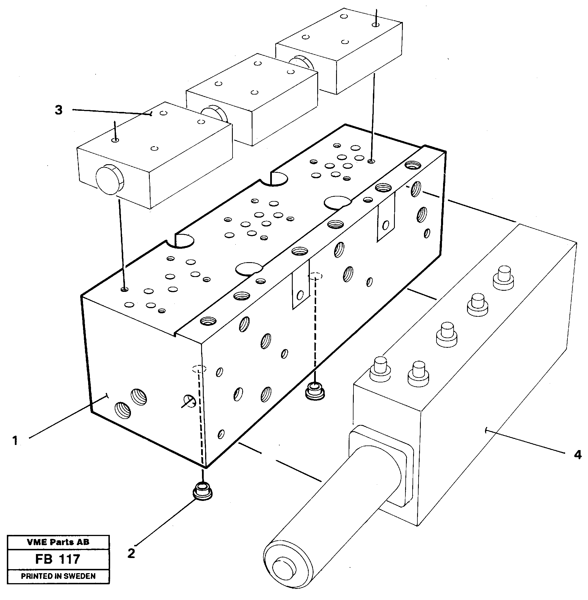 Mounting plate — volvo parts diagram