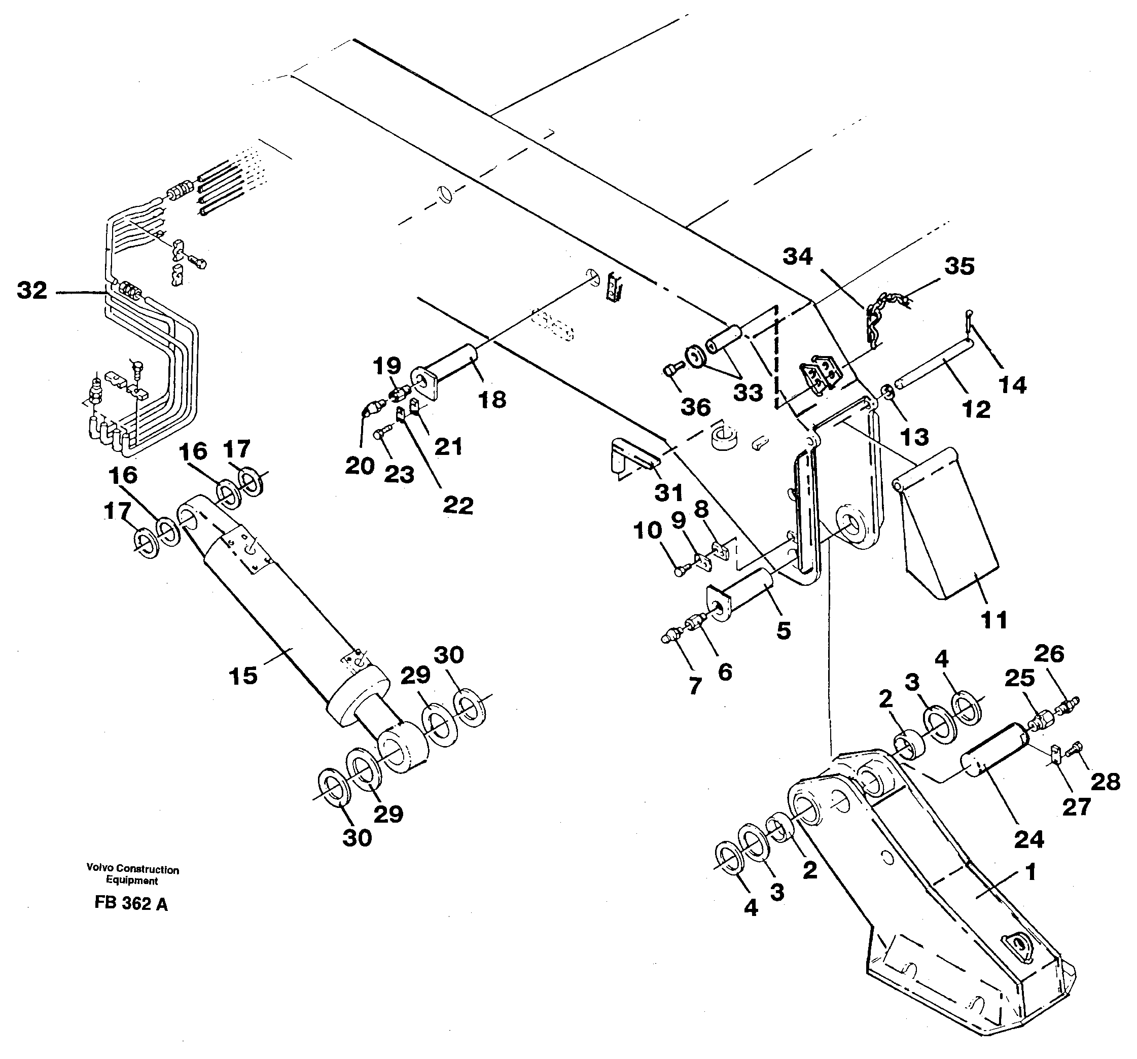 Stabilisers  14238804, 14257777 — volvo parts diagram