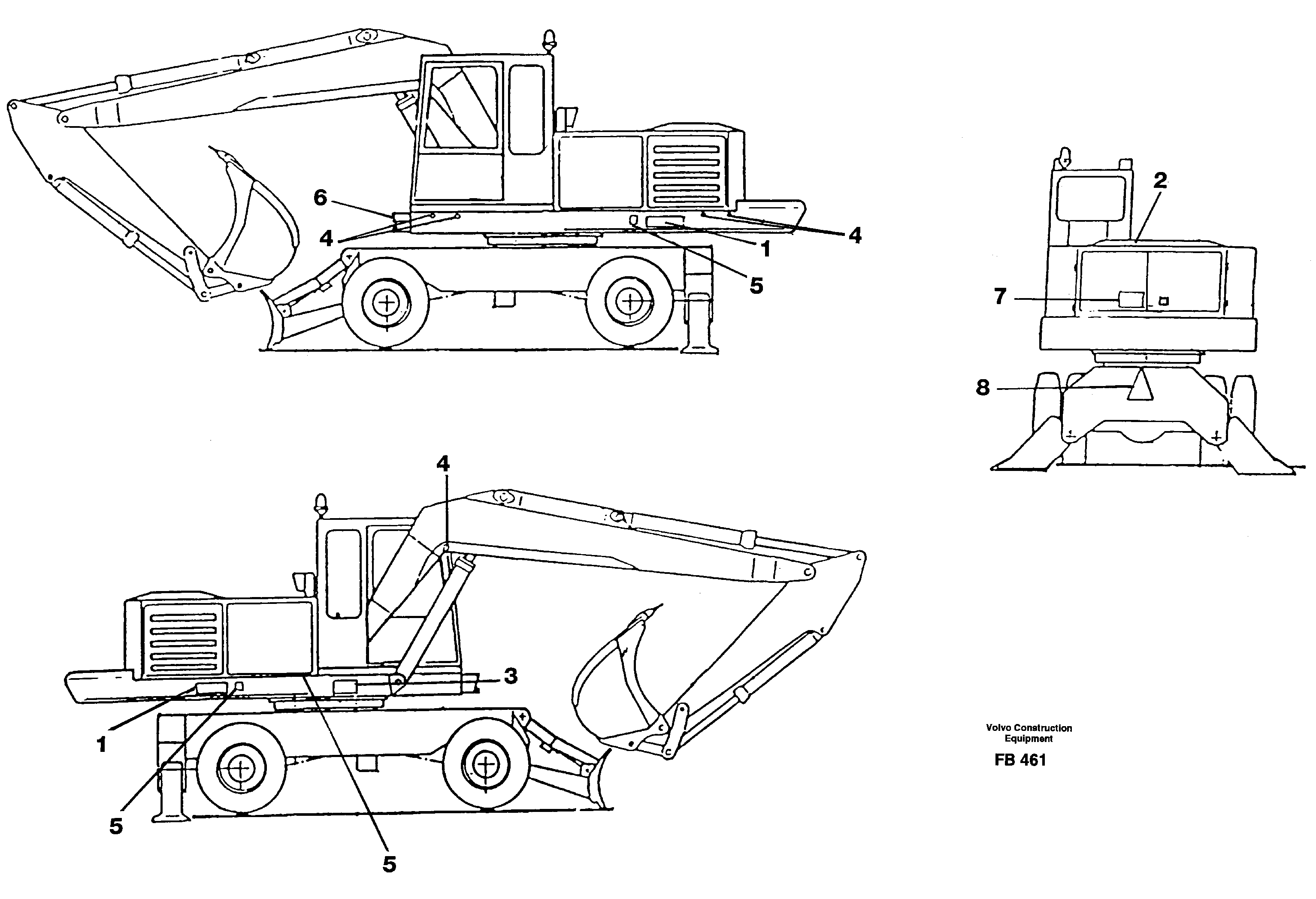 Sign plates and transfer,outer location  SER NO 1510+1513- — volvo parts diagram