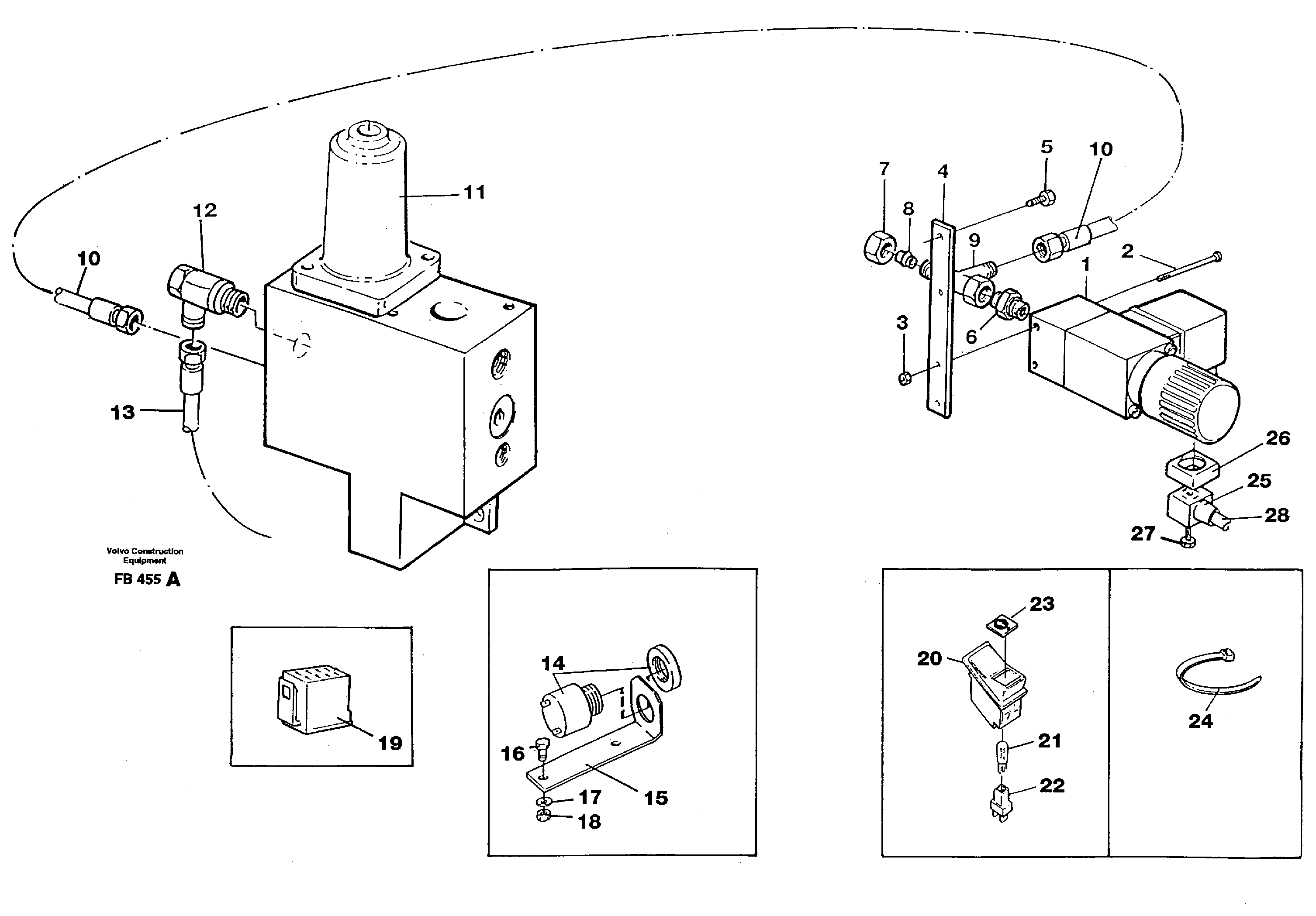 Overload protection STD. SER NO 1509- — volvo parts diagram
