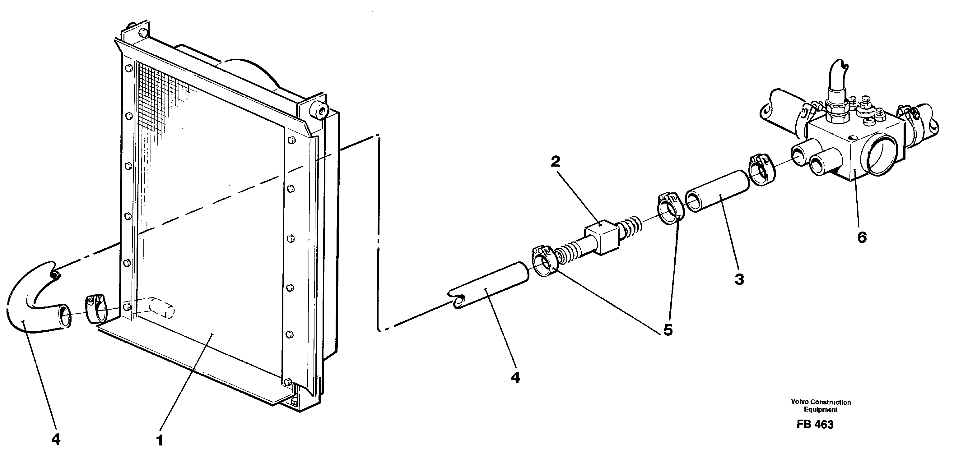 Thermostat kit  14302710 — volvo parts diagram