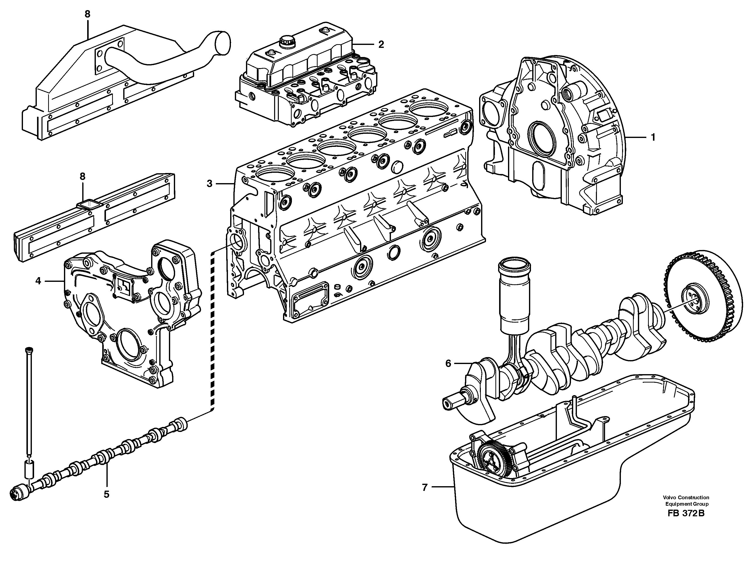Motor Td 61 Ge/63 Kie — volvo parts diagram