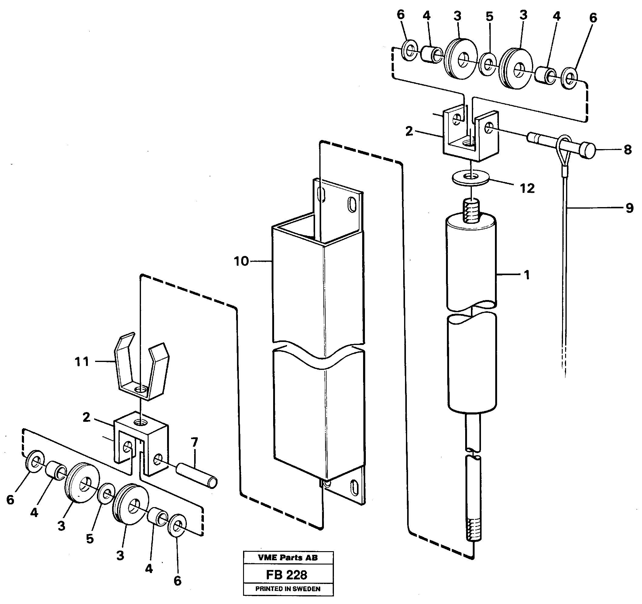Window lifts — volvo parts diagram