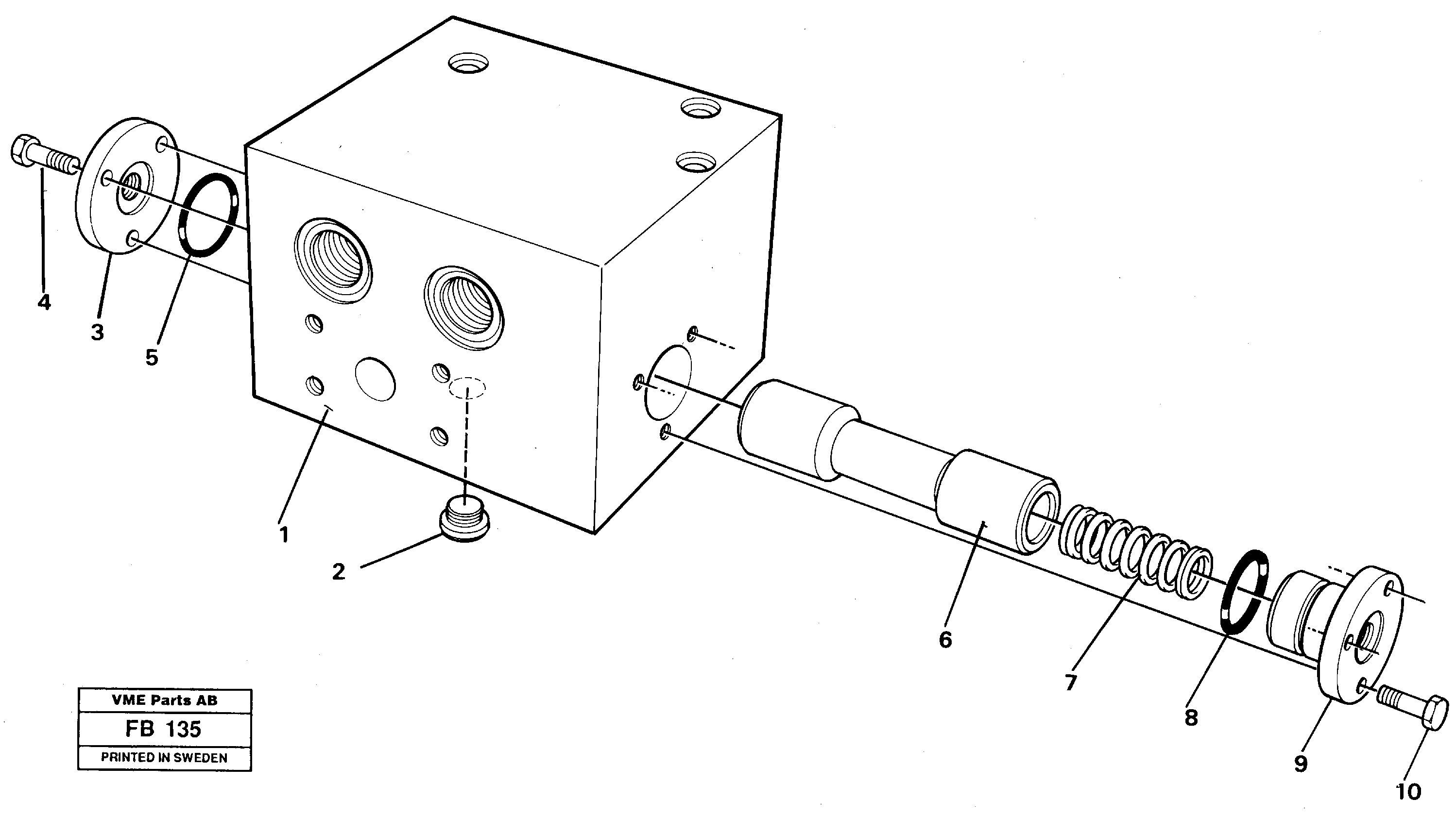 Connection valve — volvo parts diagram