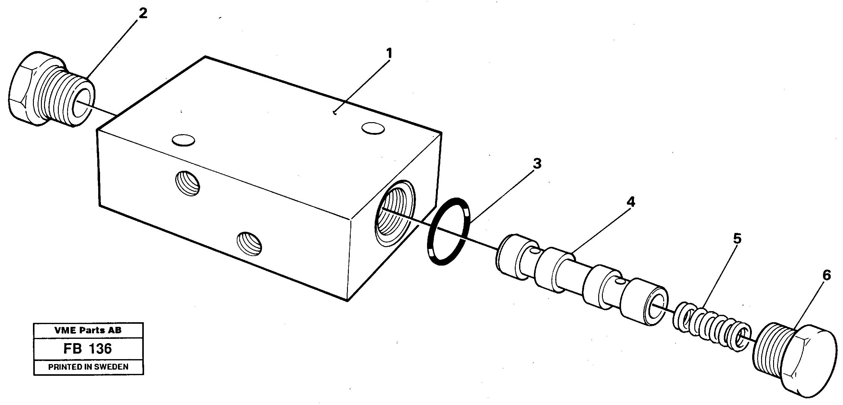 Connection valve — volvo parts diagram