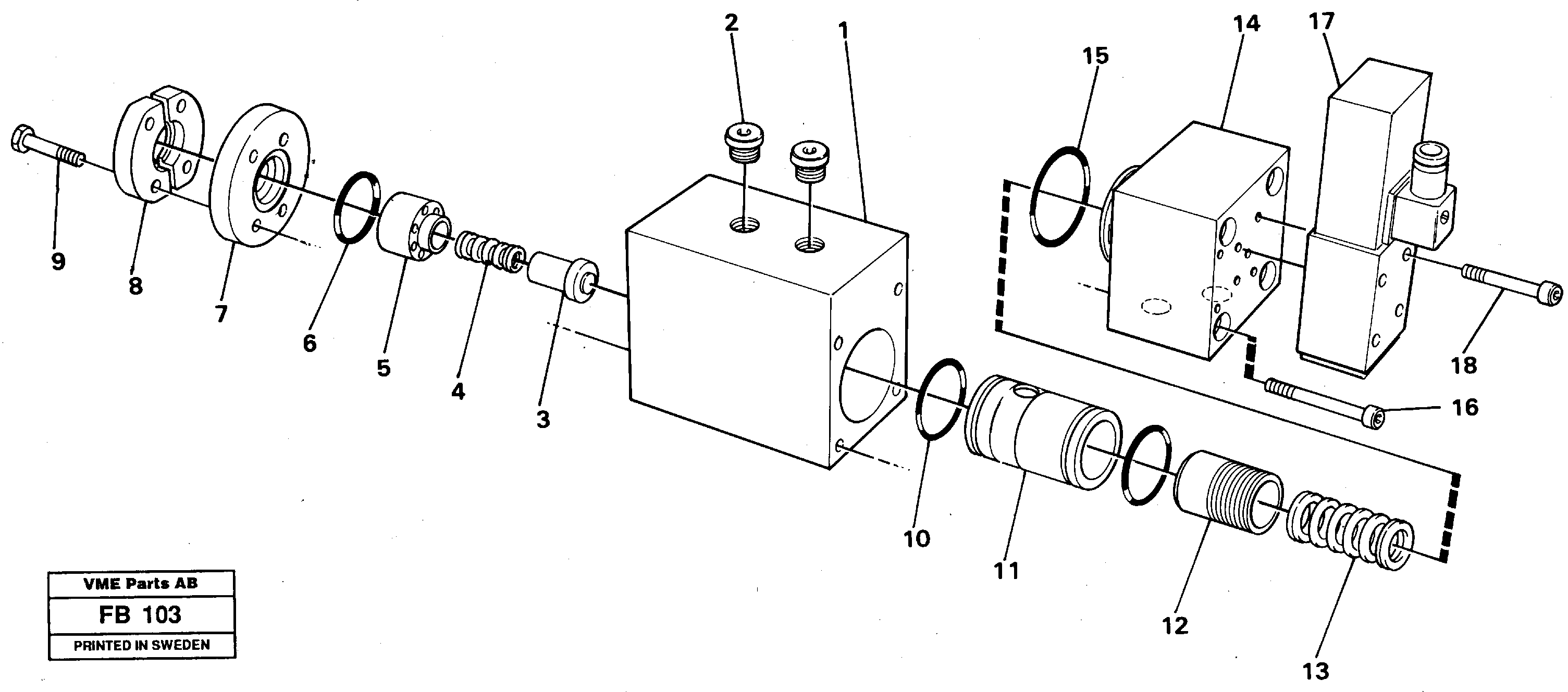 Relief valve — volvo parts diagram